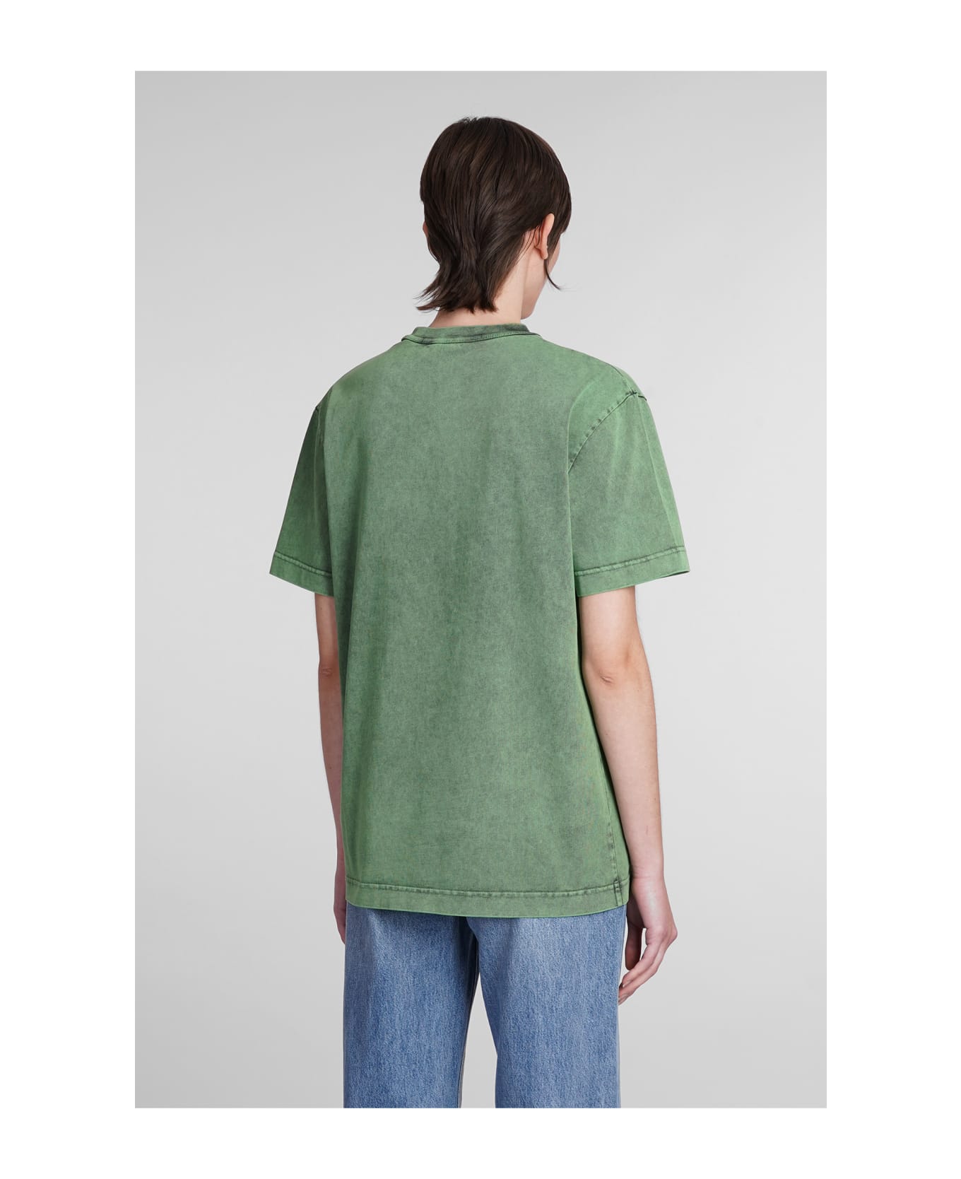 Alexander Wang T-shirt In Green Cotton - green