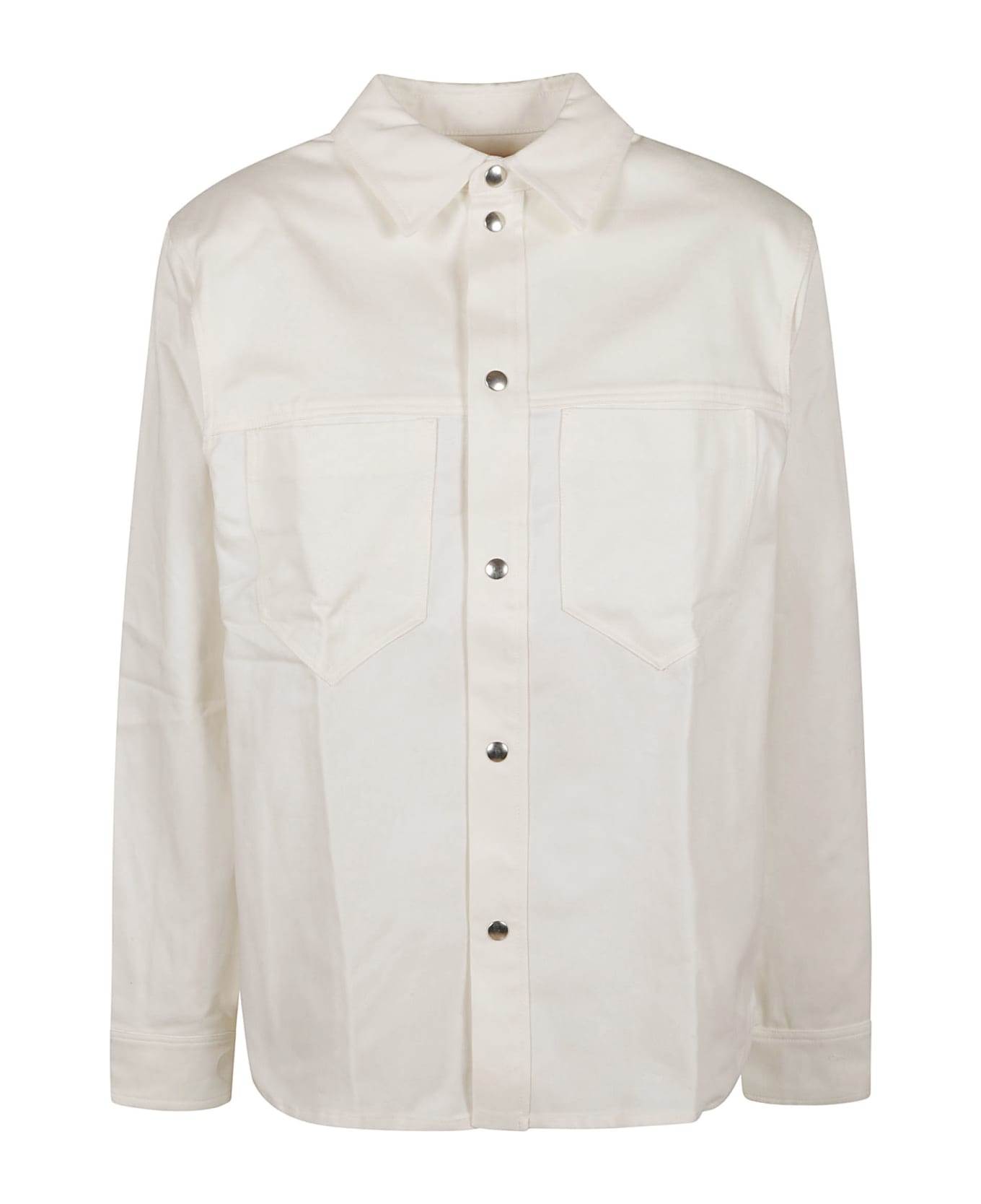 Fiorucci Fringed Gabardine Shirt - White
