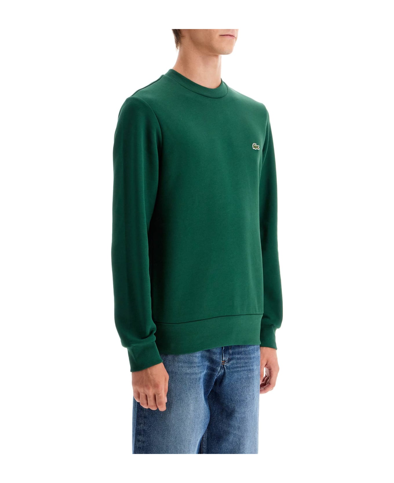 Lacoste Classic Fit Crewneck Sweatshirt - VERDE (Green)