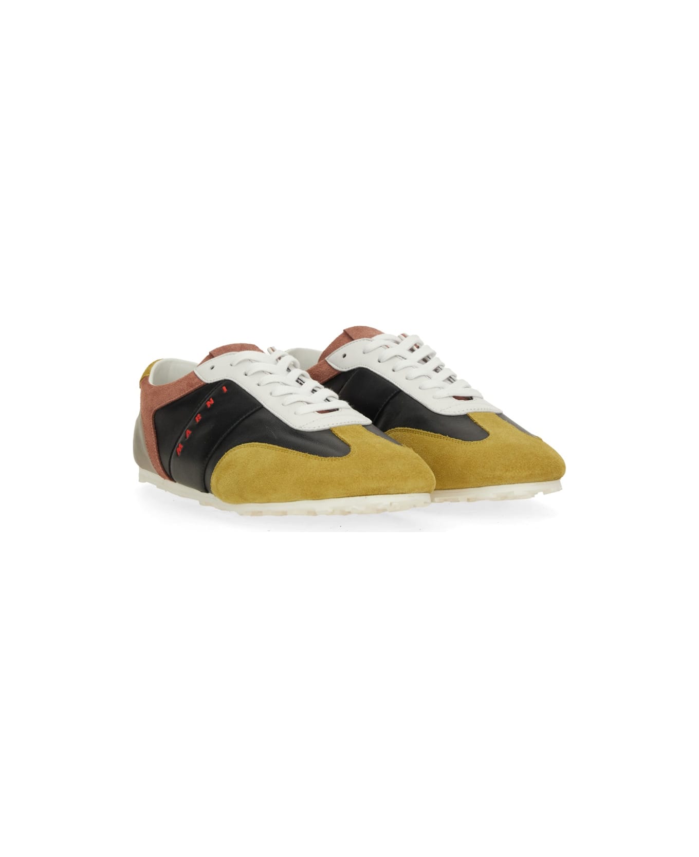 Marni Leather Sneaker - MULTICOLOUR
