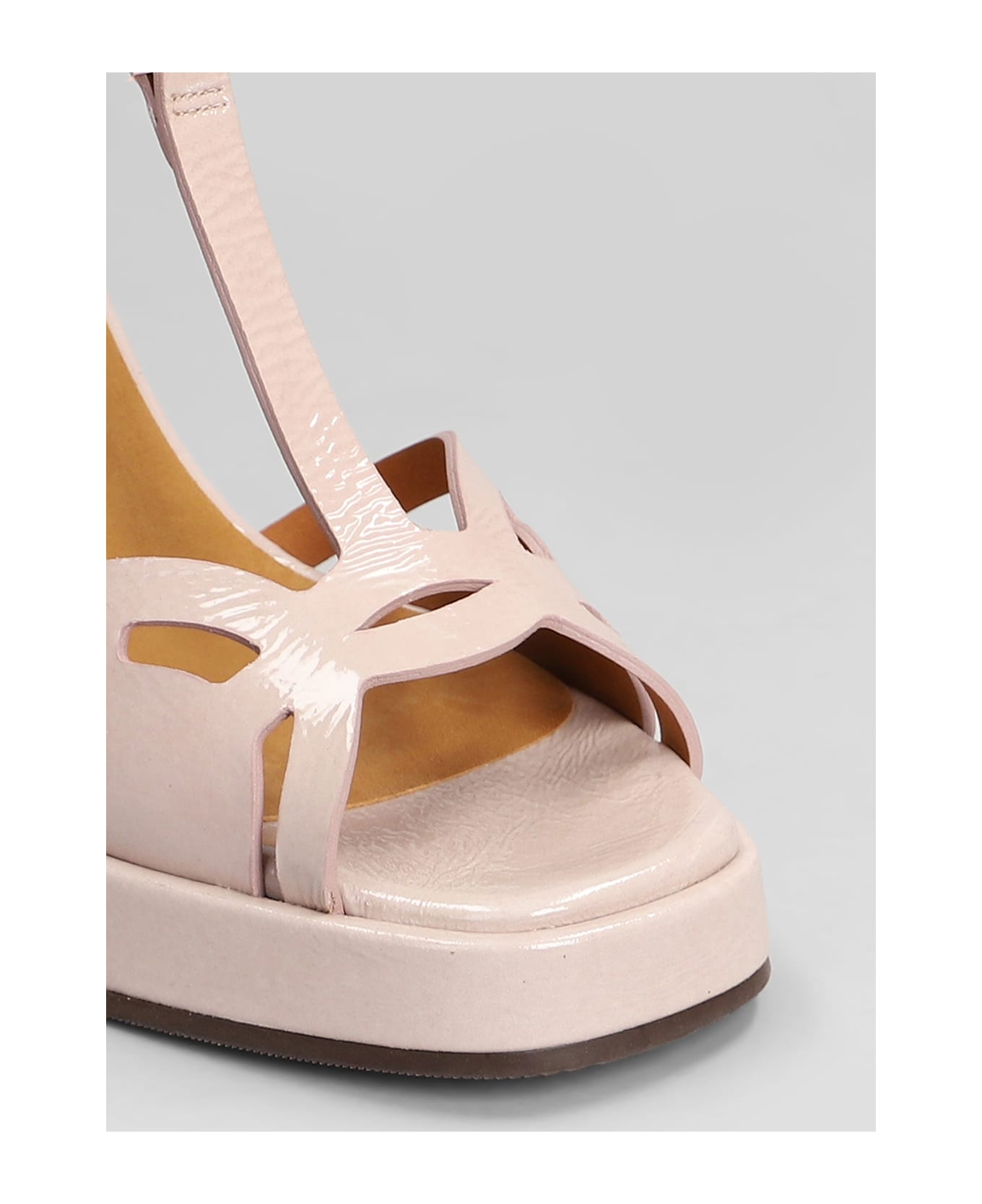 Chie Mihara Zinto 46 Sandals In Rose-pink Leather - rose-pink