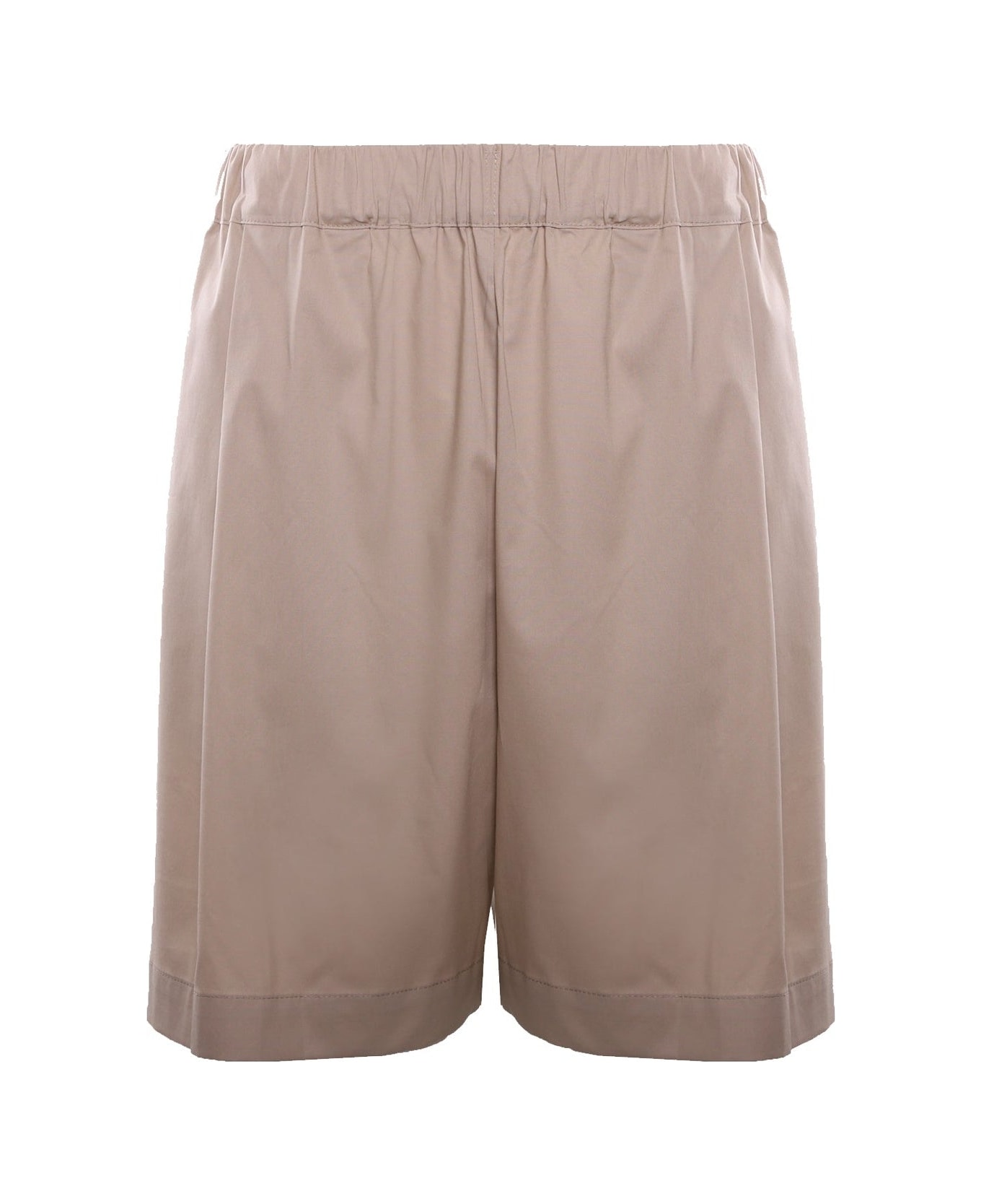 Laneus Cotton Shorts - Beige