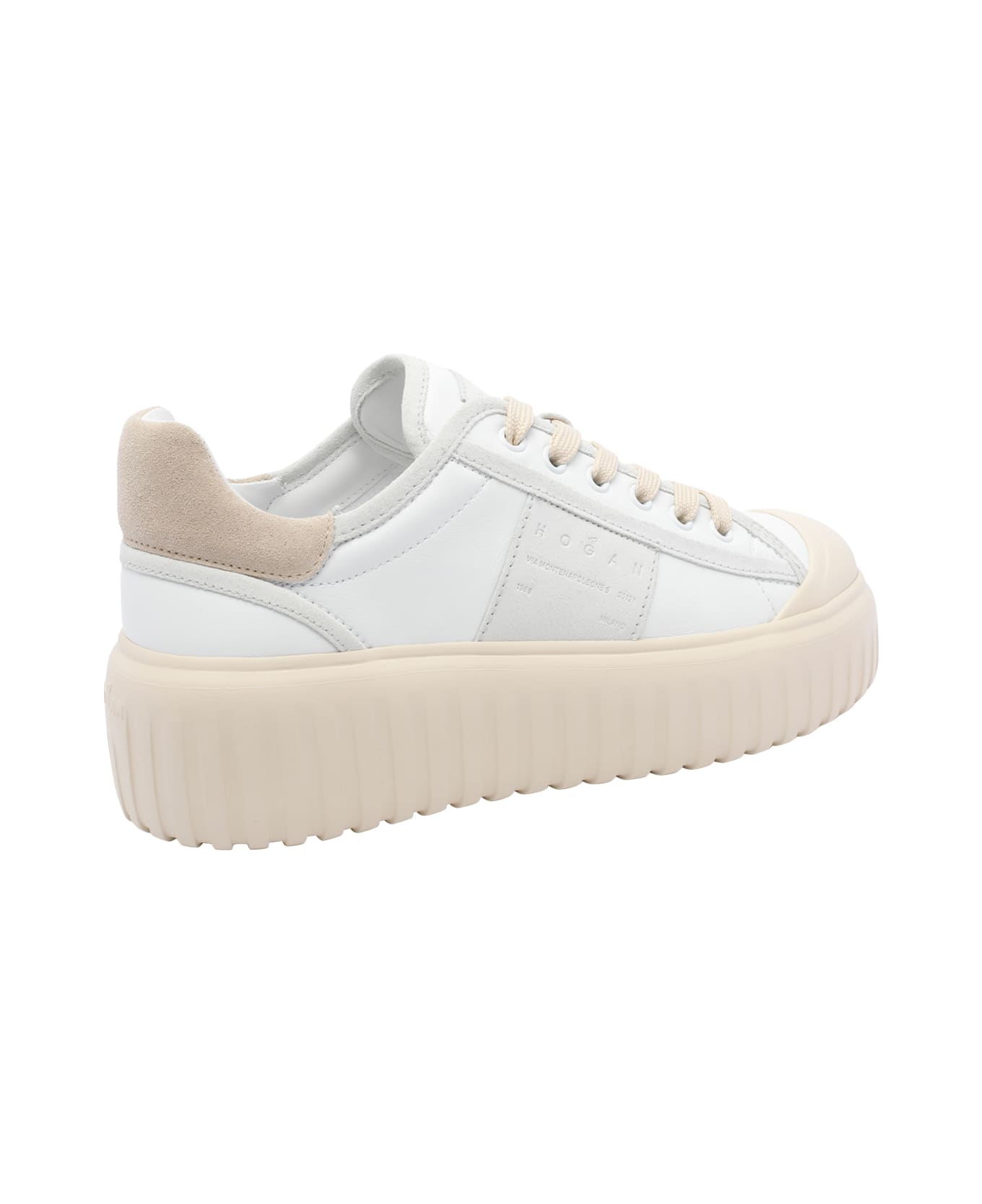 Hogan H-stripes Sneakers - White