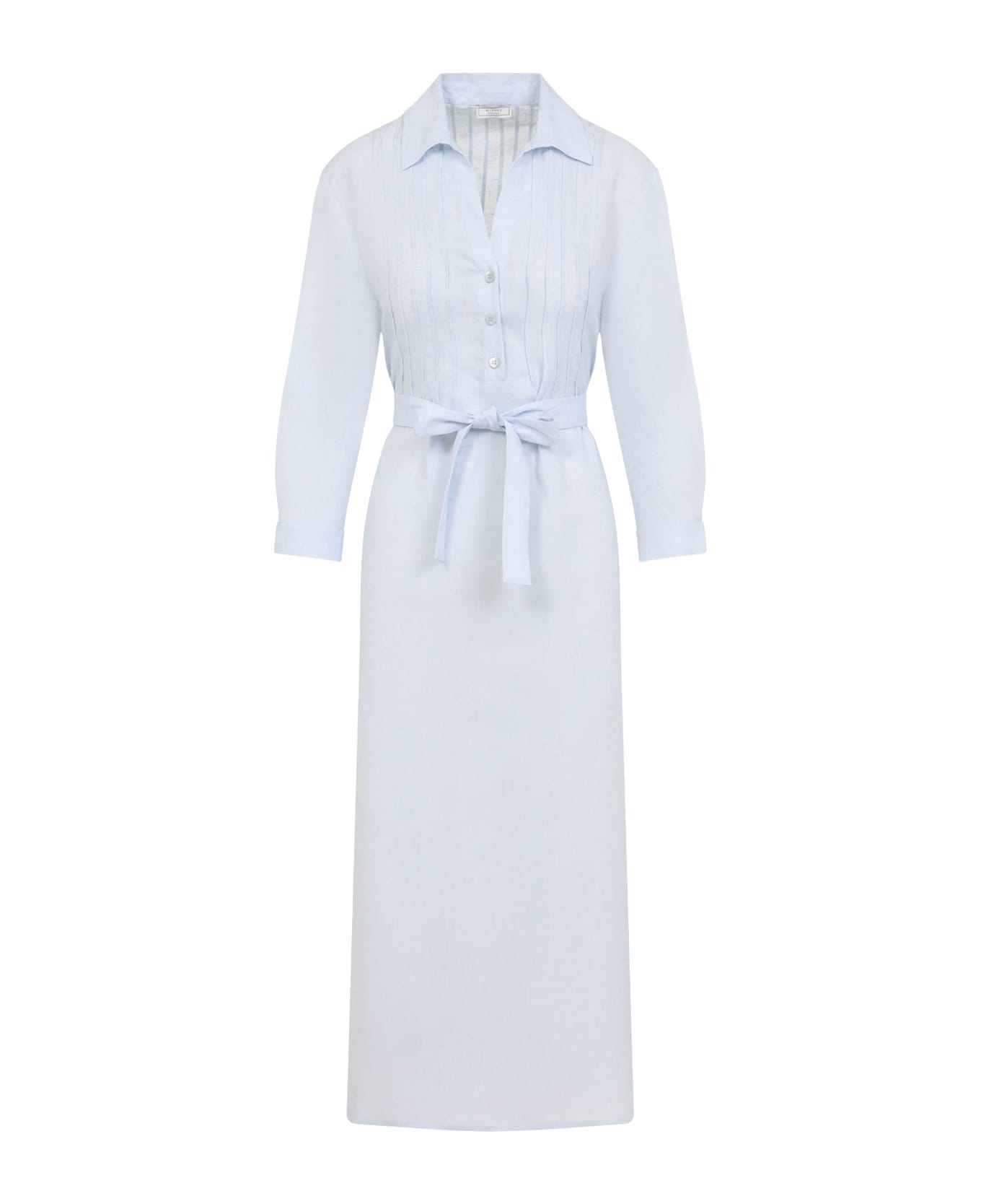 Peserico Chemisier Midi Dress - Azzurro