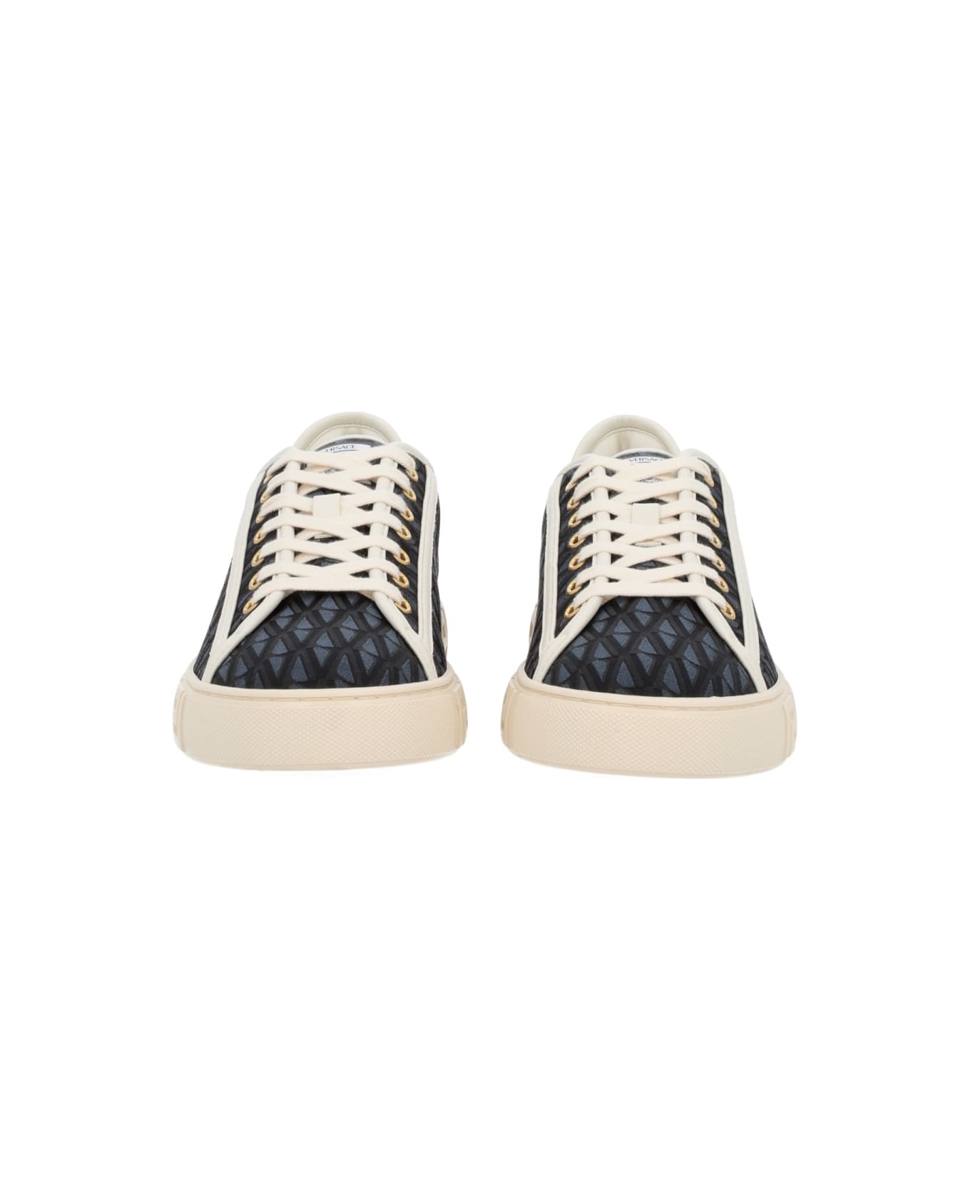 Versace "greca Jacquard" Sneaker - BLACK