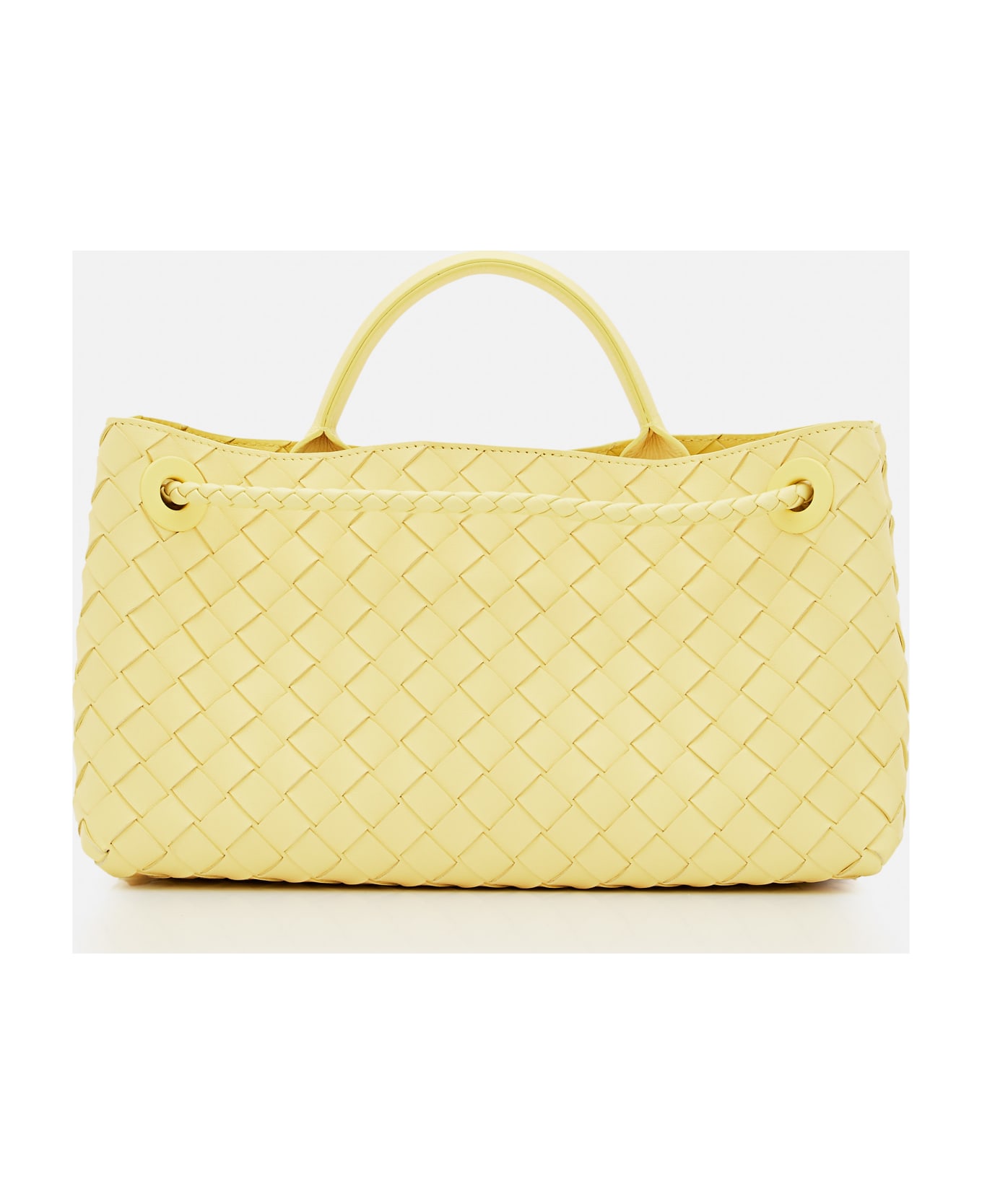 Bottega Veneta East West Andiamo Leather Handbag - Yellow