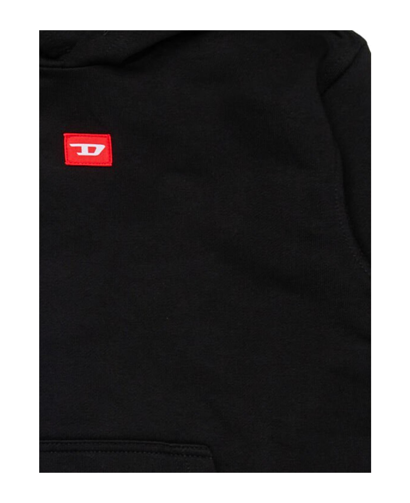 Diesel Cotton Sweatshirt With Logo - Black