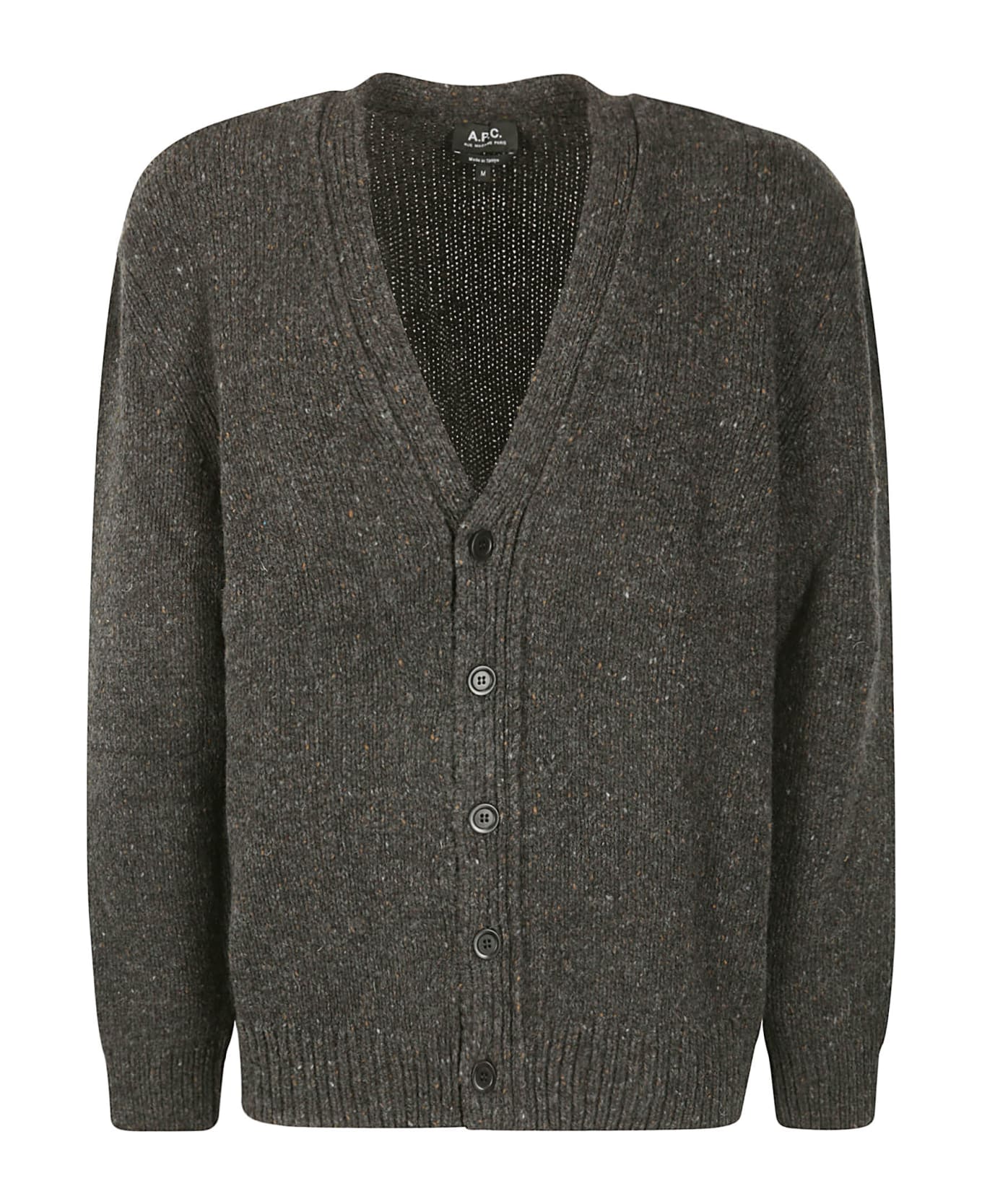 A.P.C. Teophile Button-up Cardigan - ANTHRACITE カーディガン