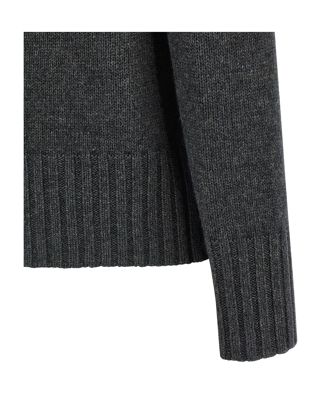 'S Max Mara 'mantova' Turtleneck Sweater - Gray