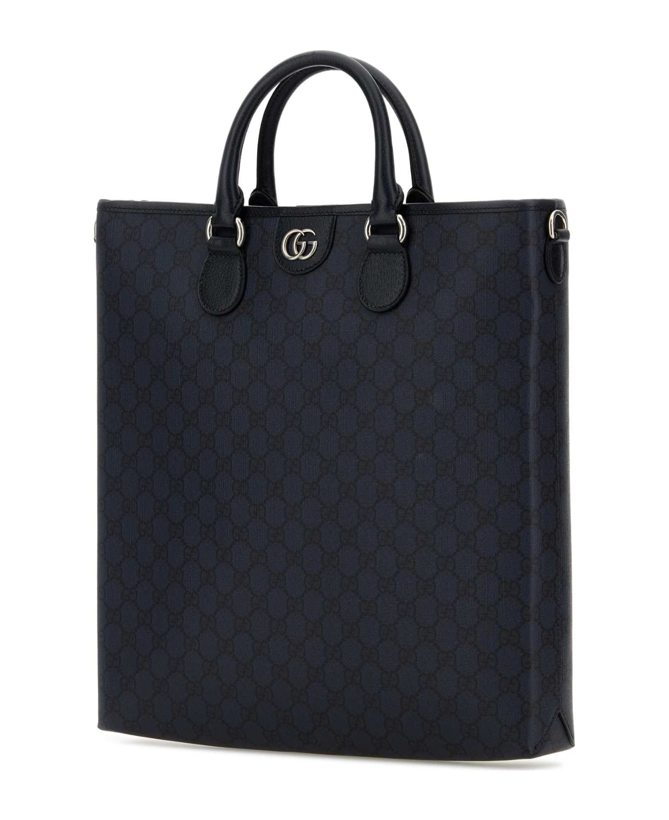 Gucci Gg Supreme Fabric Ophidia Shopping Bag - BLUEDKBLUBLUEBLU