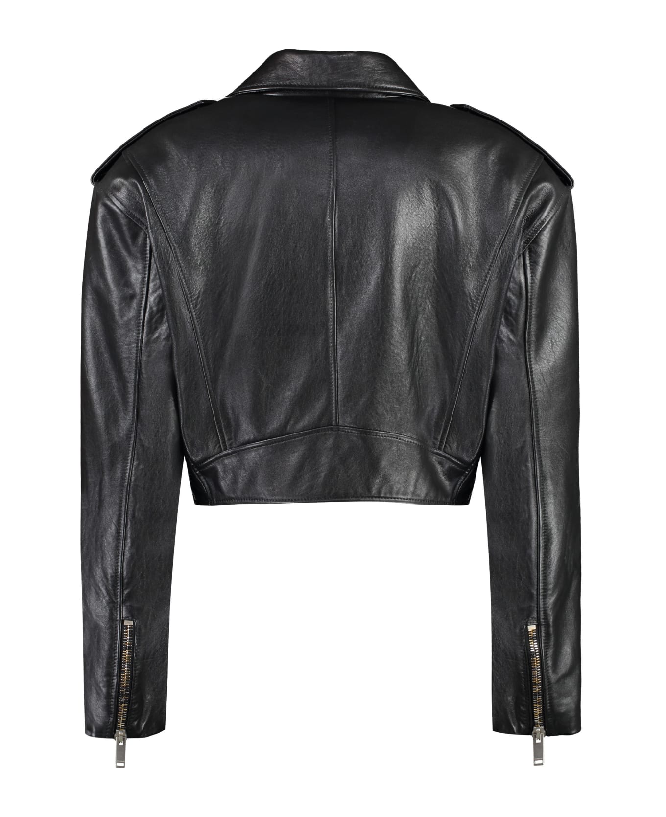 HALFBOY Leather Jacket - black