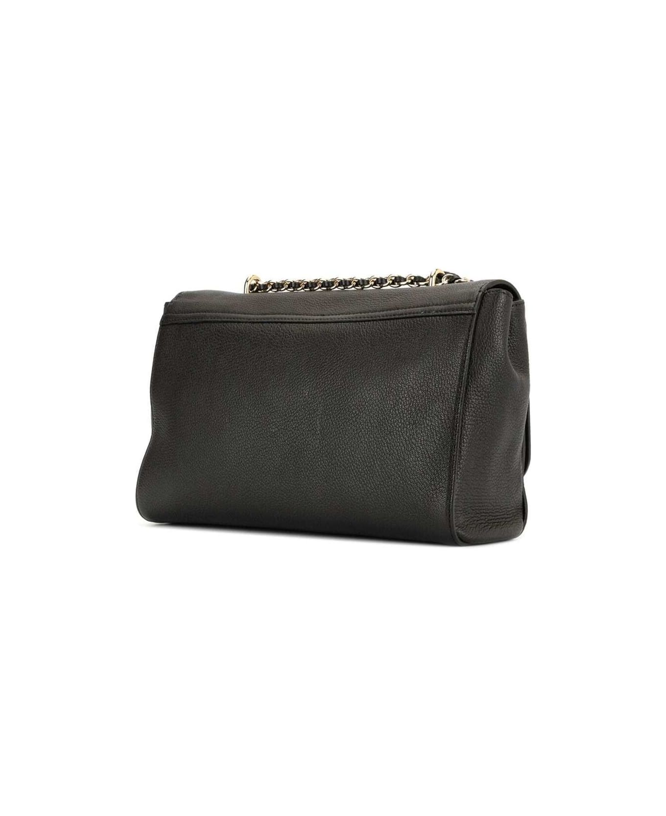 Mulberry 'lily Medium' Black Crossbody Bag With Sliding Chain In Leather Woman - Black