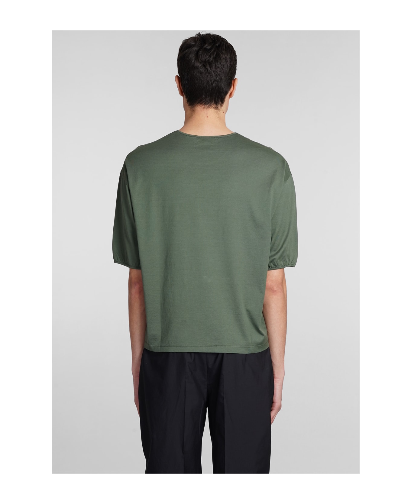 Lemaire T-shirt In Green Cotton - green シャツ