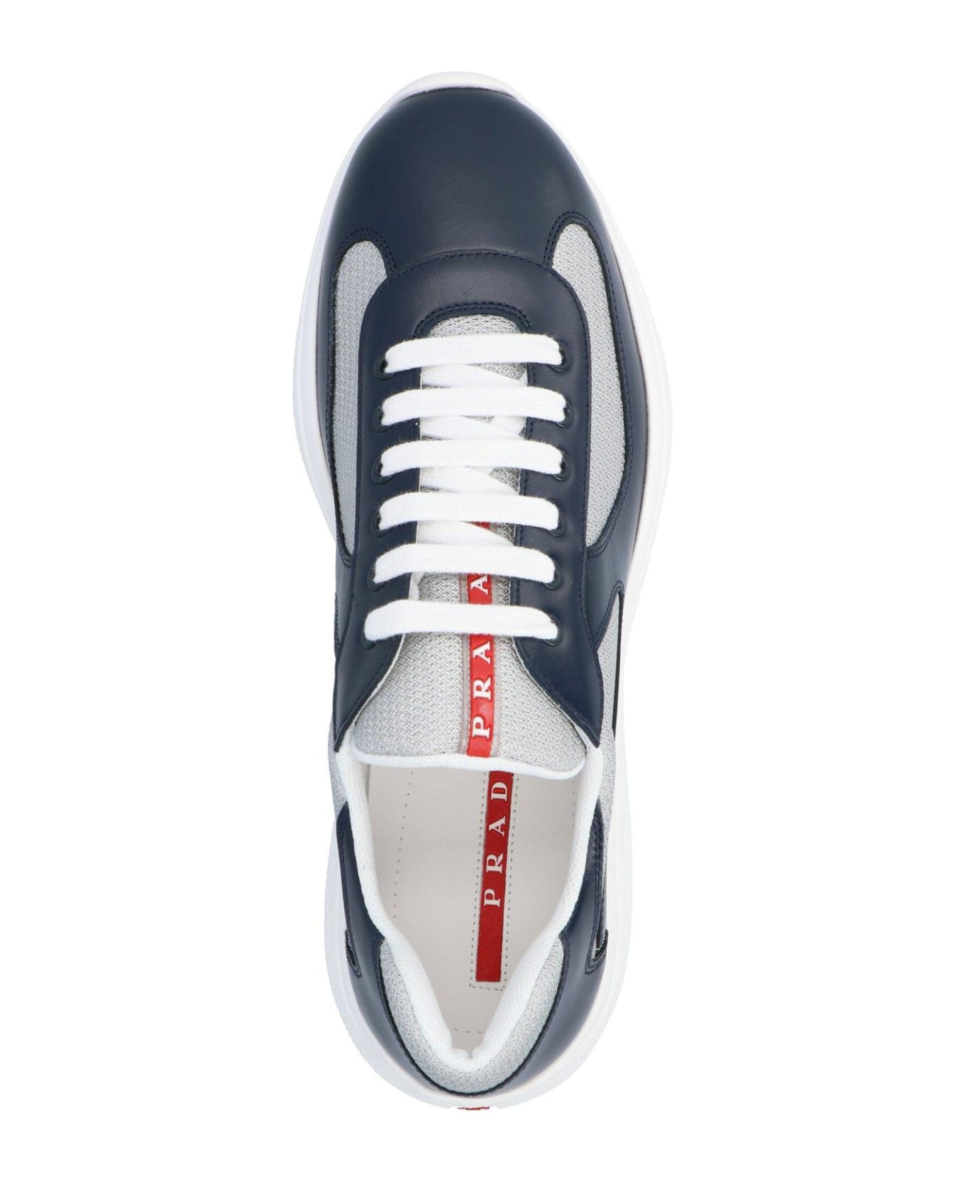 Prada America's Cup Sneakers - Baltico/argento