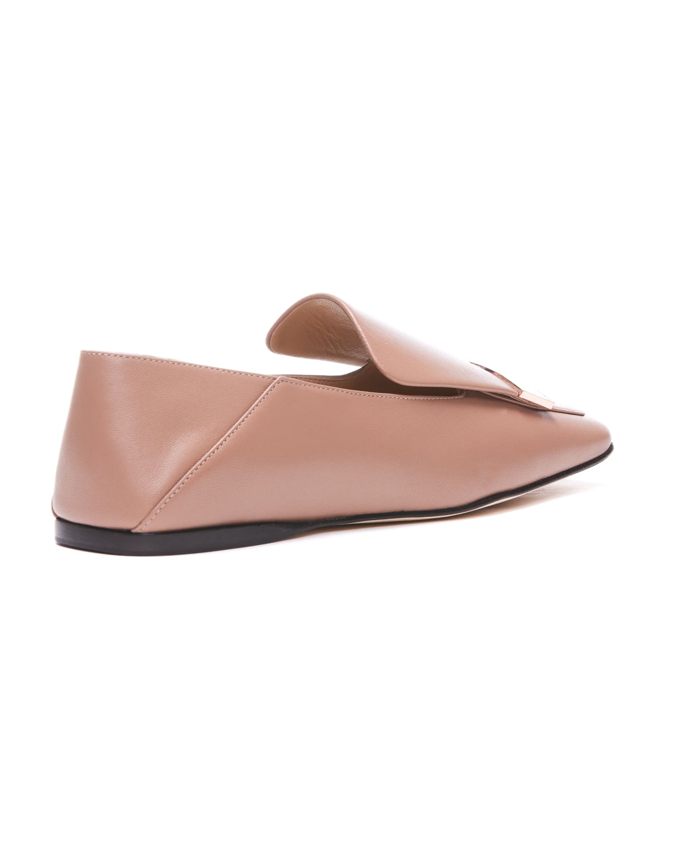 Sergio Rossi Flat Loafers - Nude