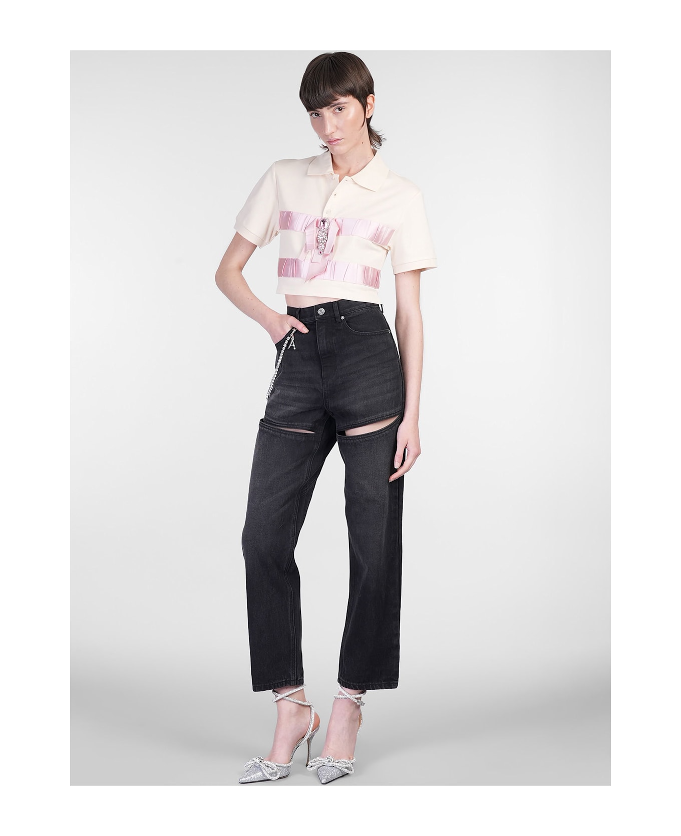 AREA Polo In Beige Cotton - beige