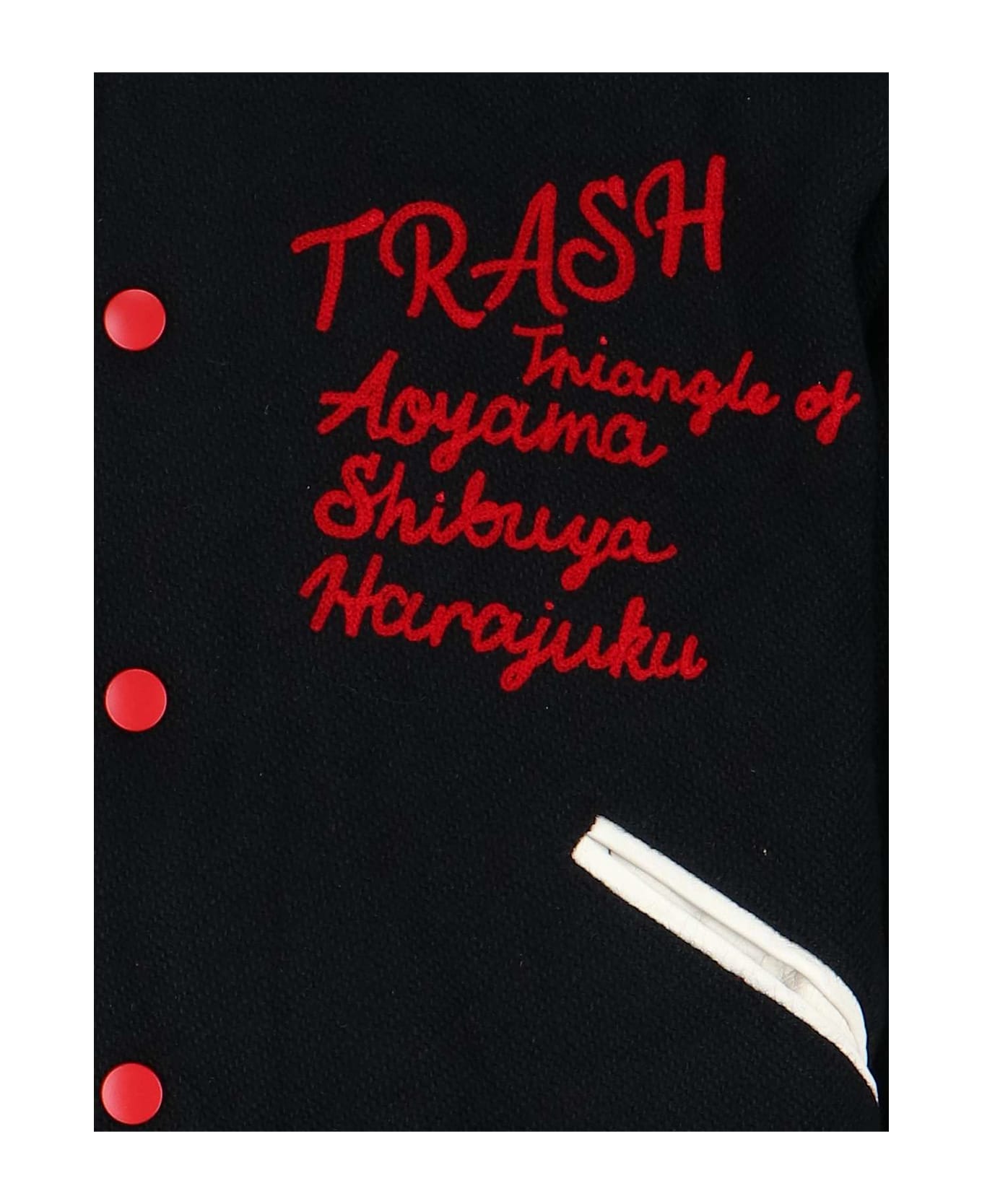 Needles Logo Bomber Jacket - Black  