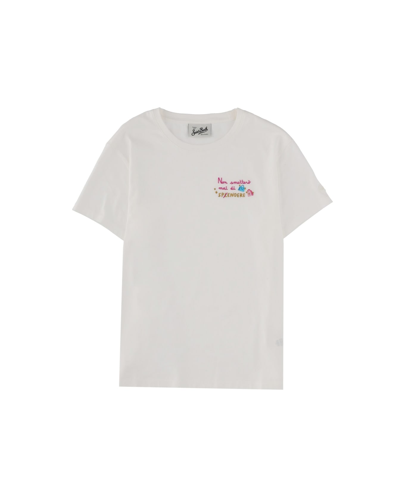 MC2 Saint Barth Cotton T-shirt - WHITE