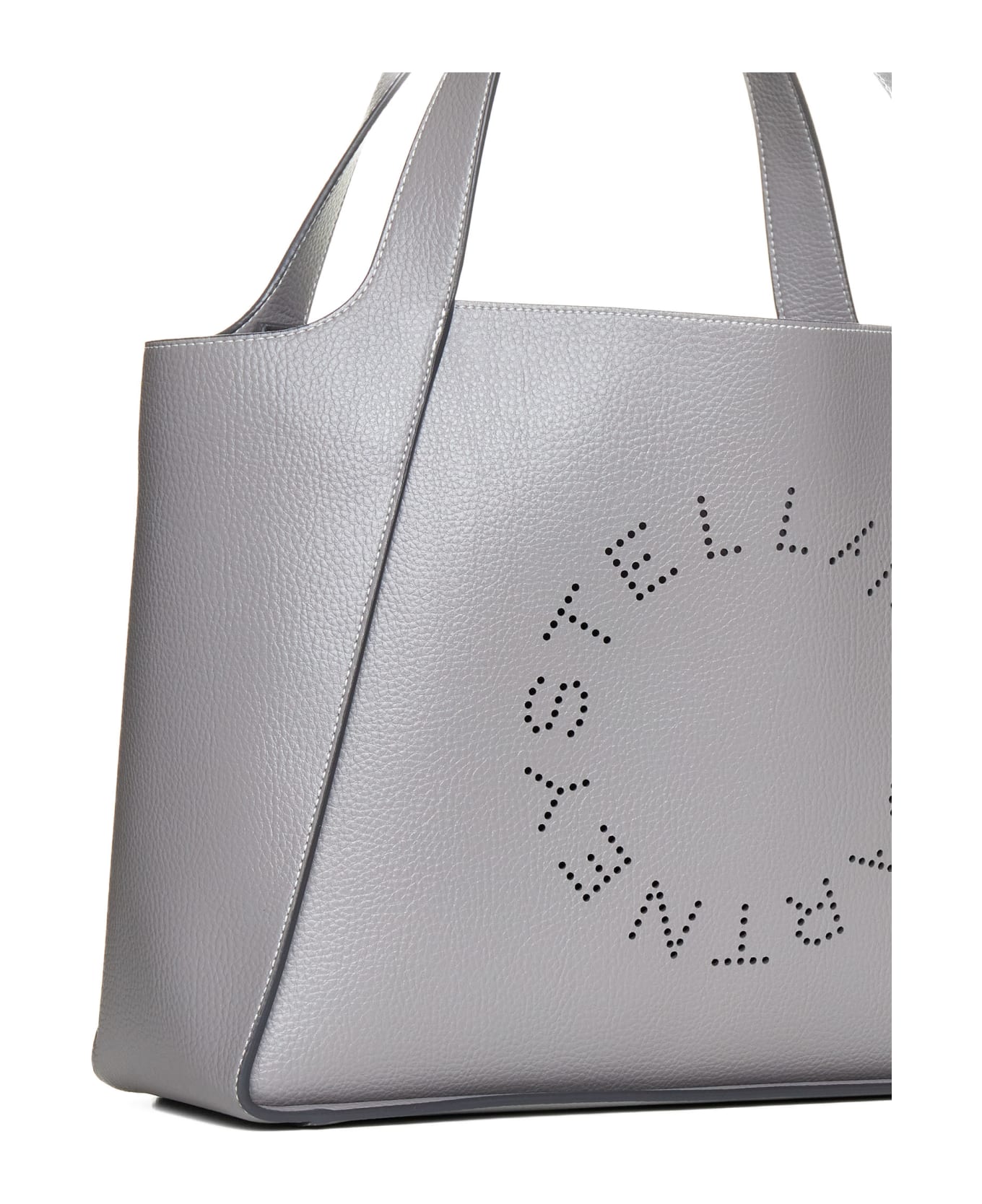 Stella McCartney Stella Logo Top Handle Bag - Smoke