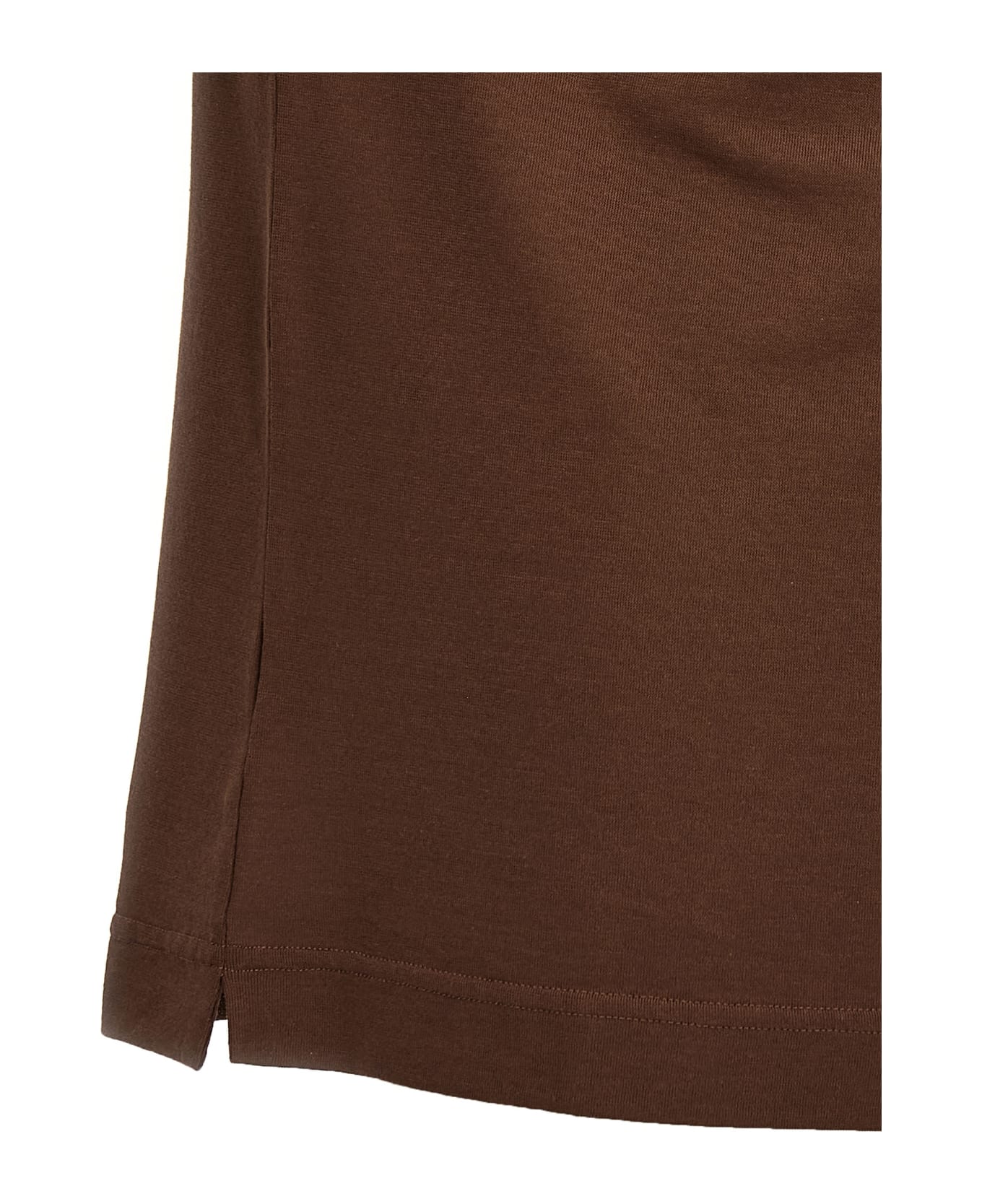 Zanone 'ice Cotton' Polo Shirt - Brown ポロシャツ