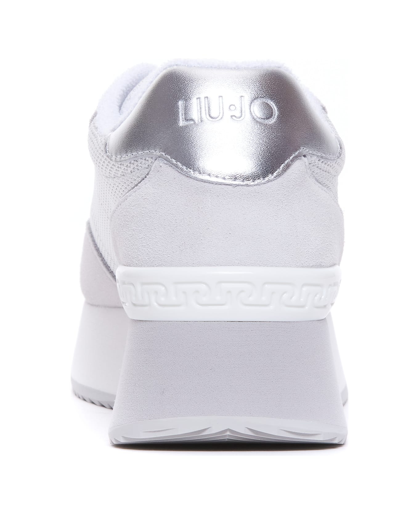 Liu-Jo Dreamy Sneakers - Mesh Metal White Silver
