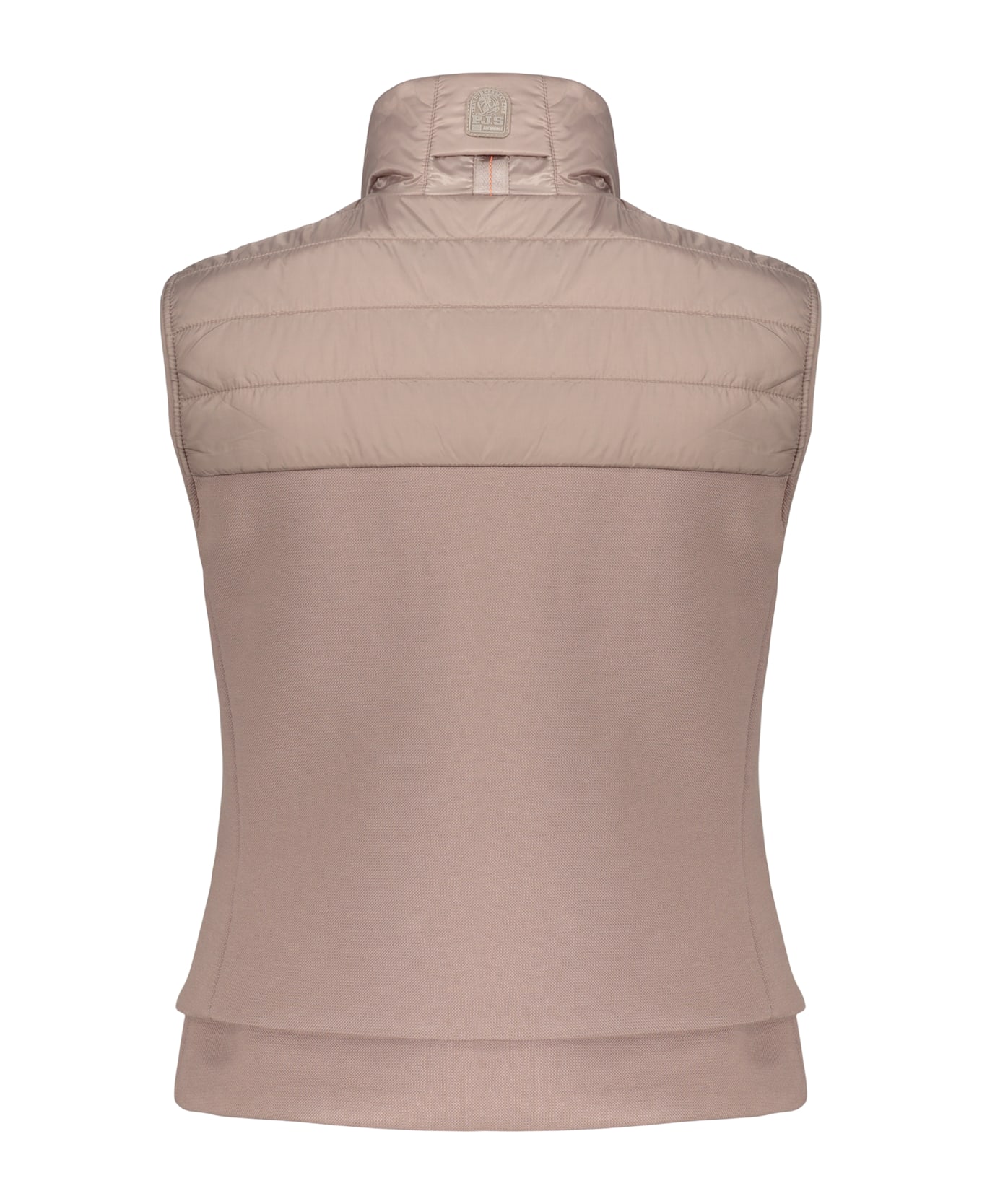 Parajumpers Lightweight Sleeveless Jacket With Zip And Pockets - taupe