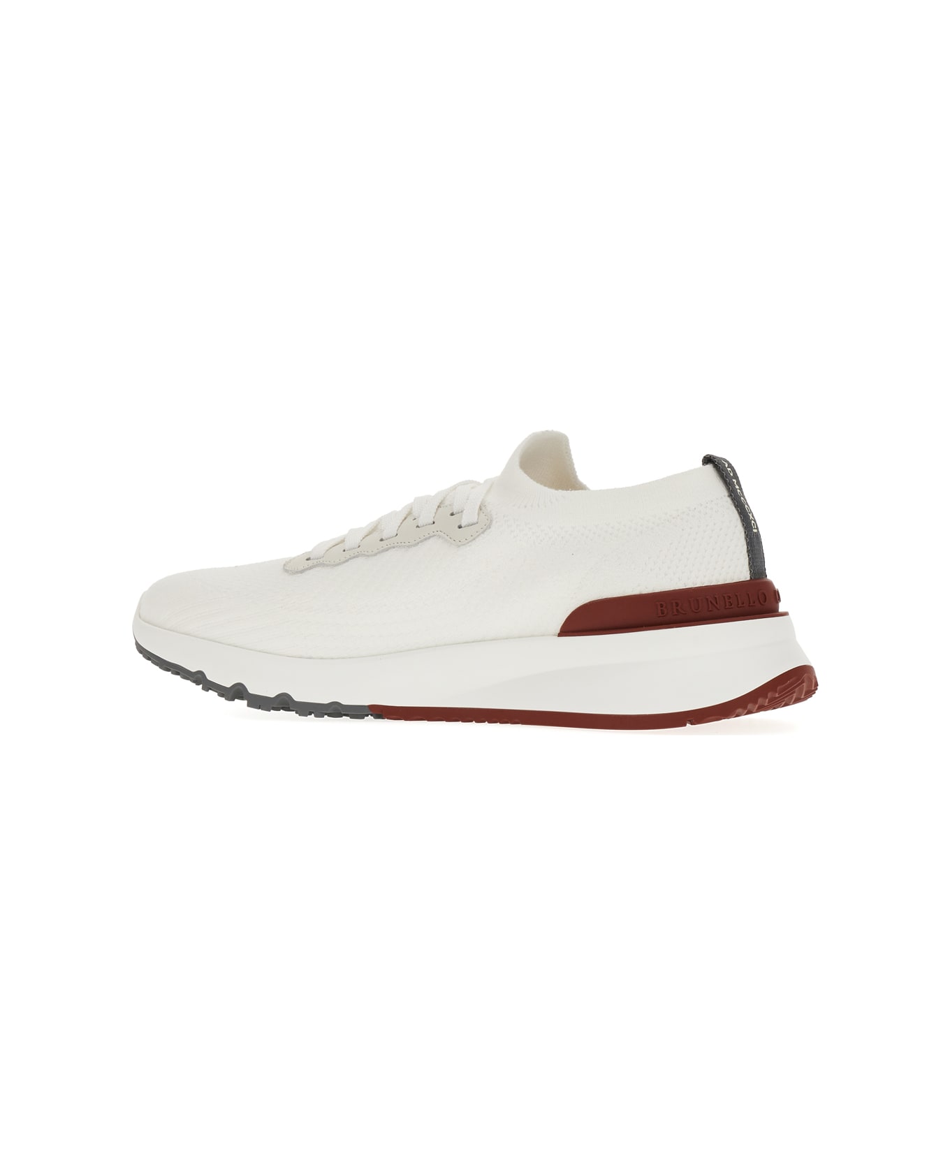 Brunello Cucinelli White Fabric Sneakers - CJ987