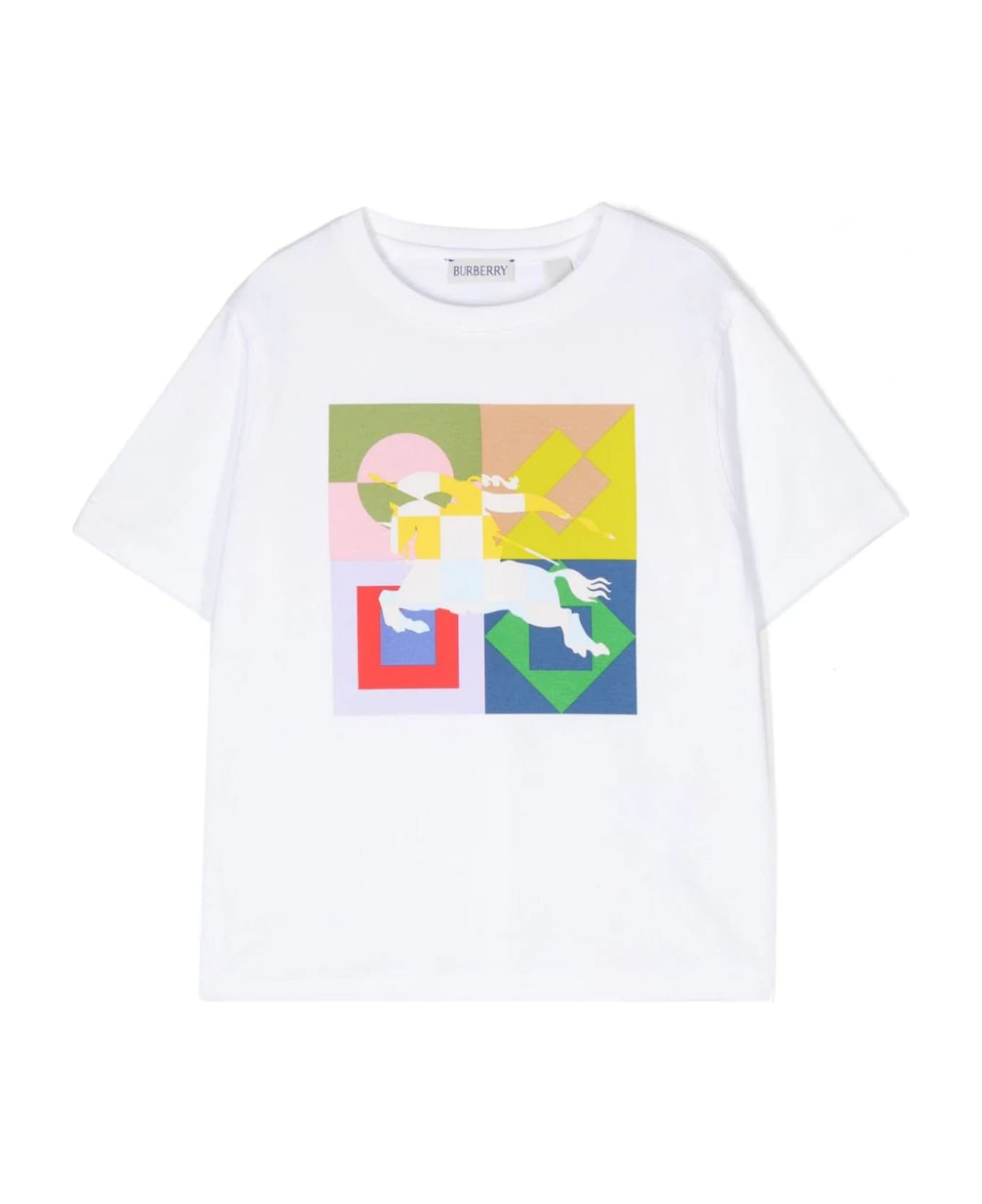 Burberry Kids T-shirts And Polos White