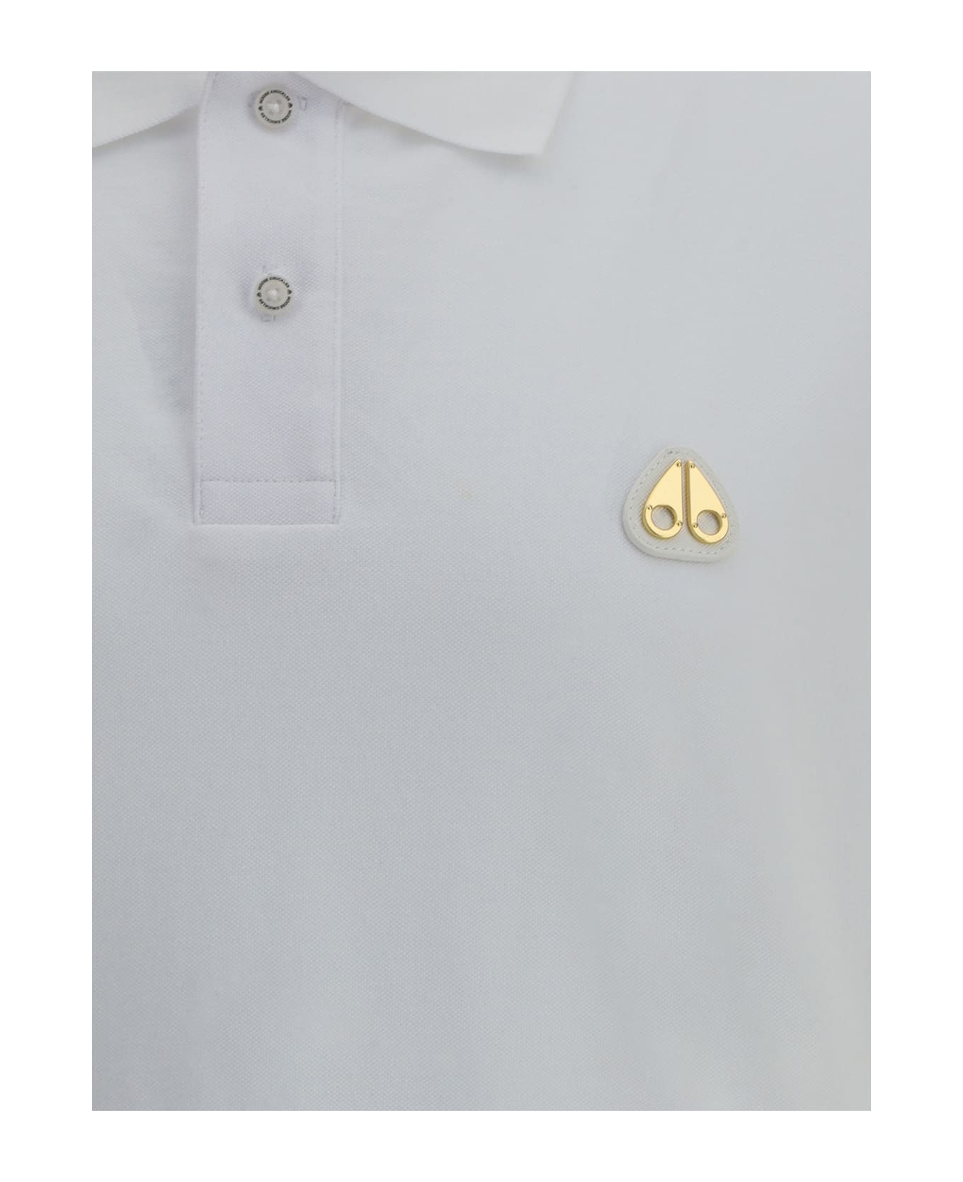 Moose Knuckles Everett Gold Polo Shirt