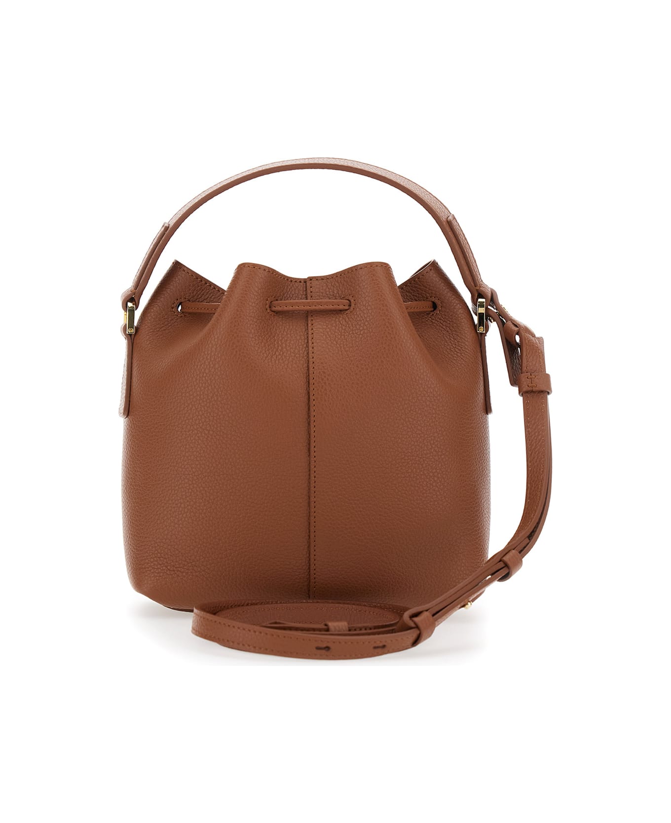 Ferragamo Drawstring Minibag 19,0x11,5x19,5 - Brown