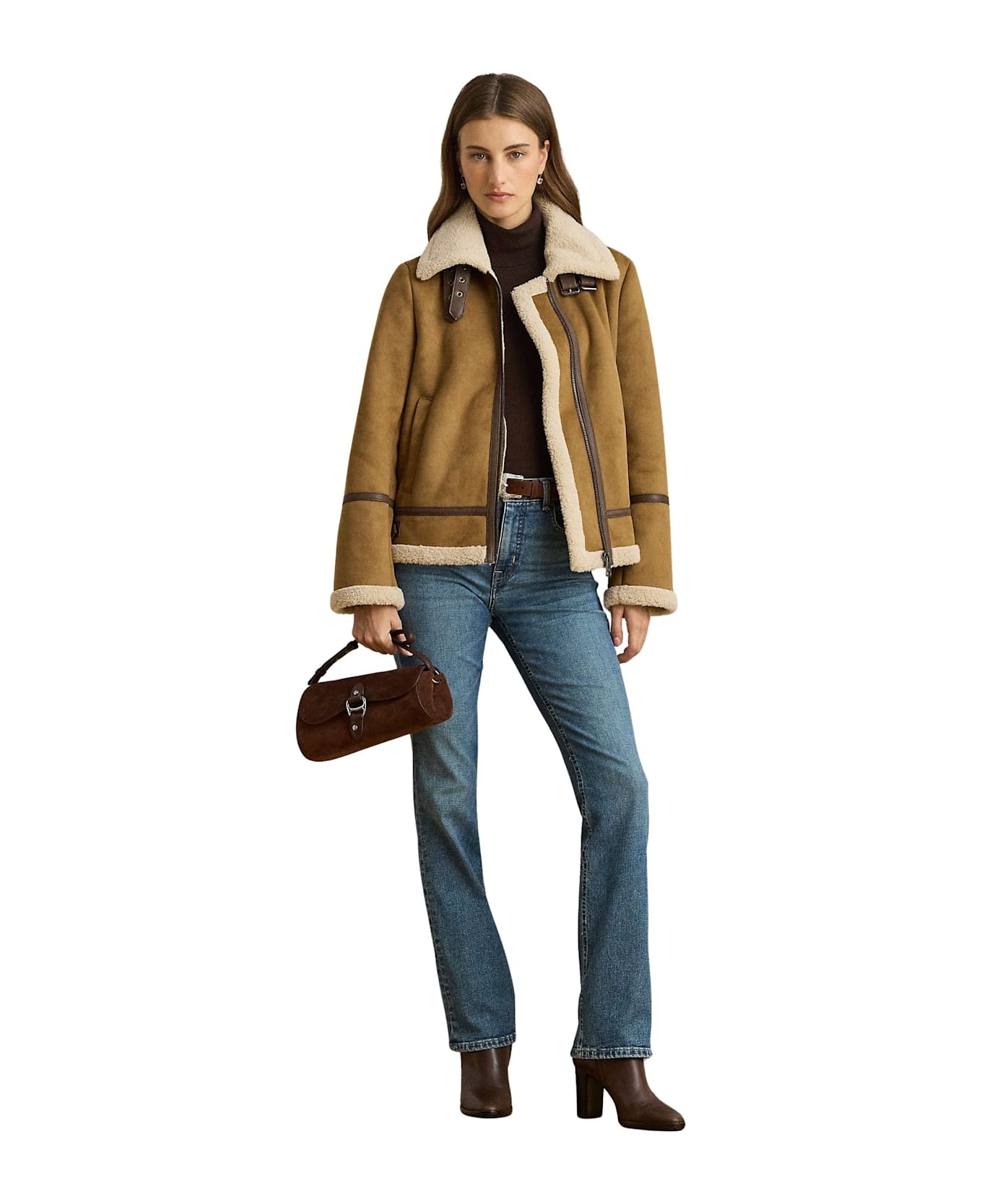 Ralph Lauren Fx Sh Sb 24 Unlined Coat - Camel