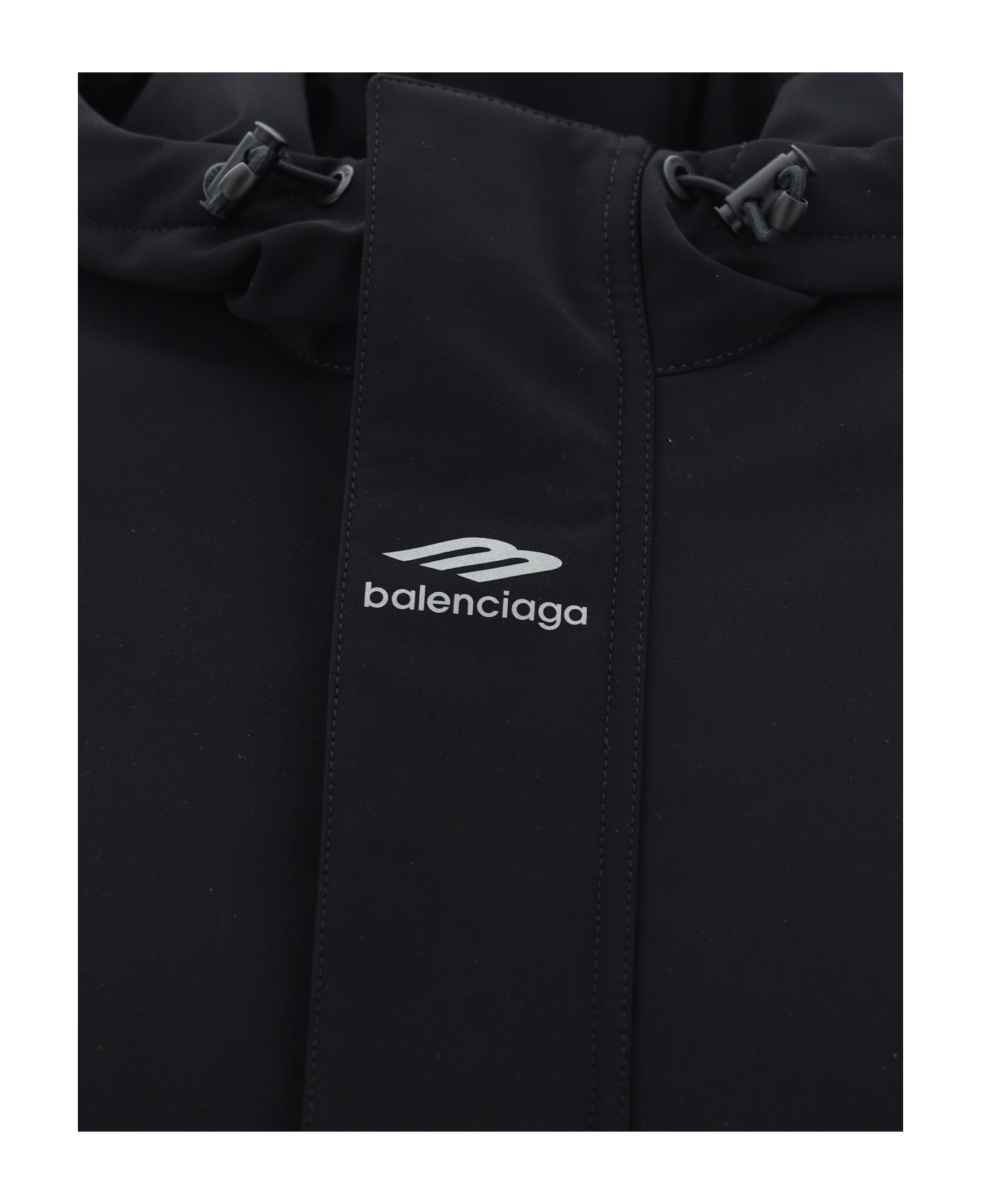 Balenciaga Ski Hourglass 3b Sports Icon Parka - Black