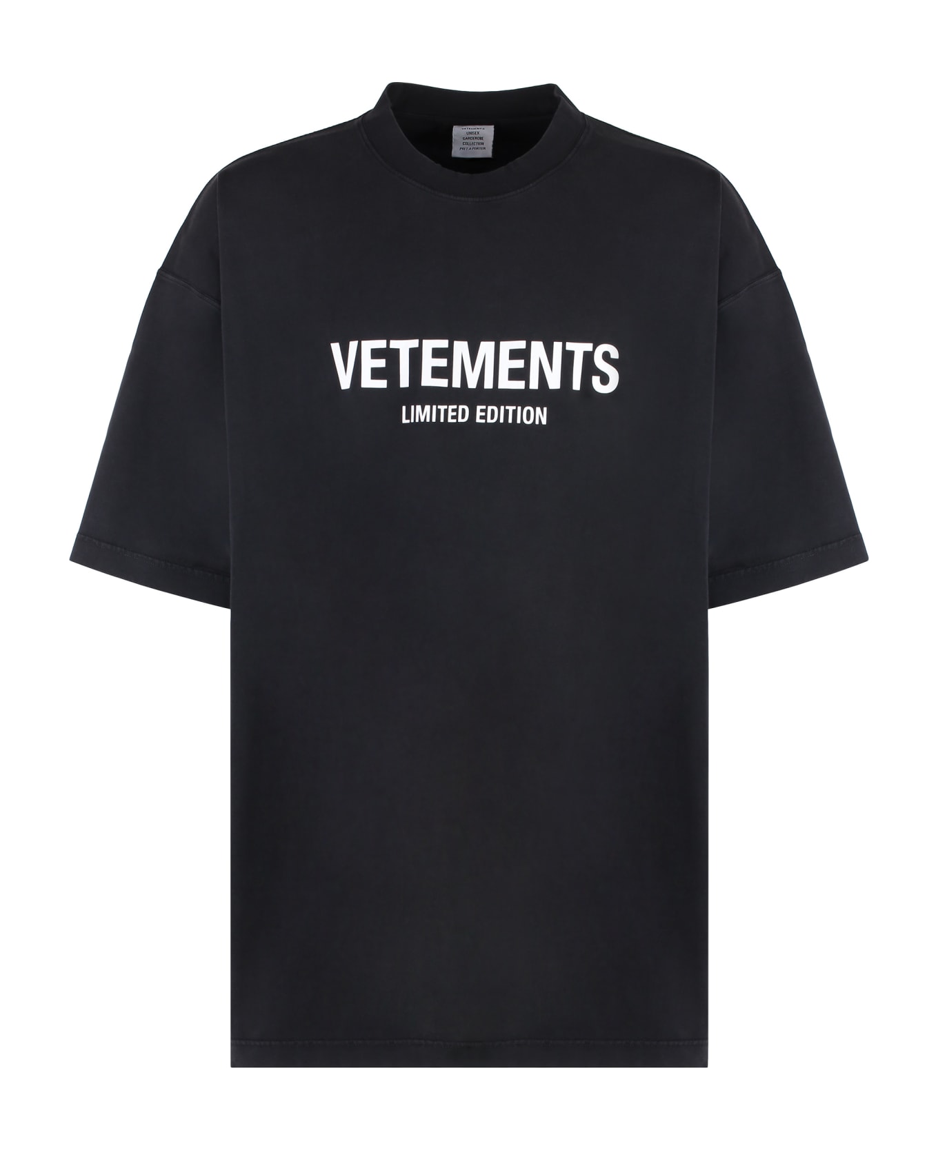【VETEMENTS】グレー Limited Edition Tシャツ VETEMENTS Limited Edition Cotton T-shirt | italist