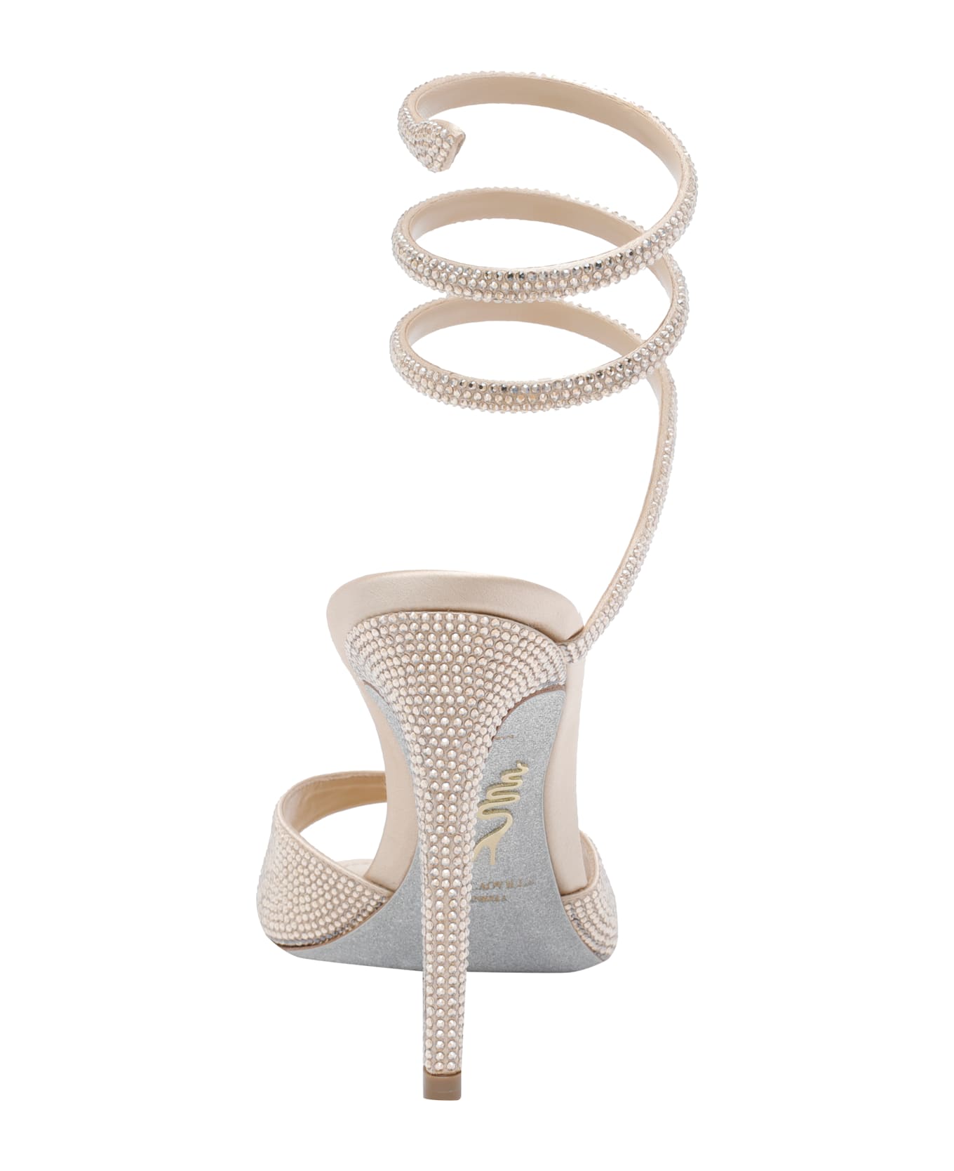 René Caovilla Heeled Sandals - Beige
