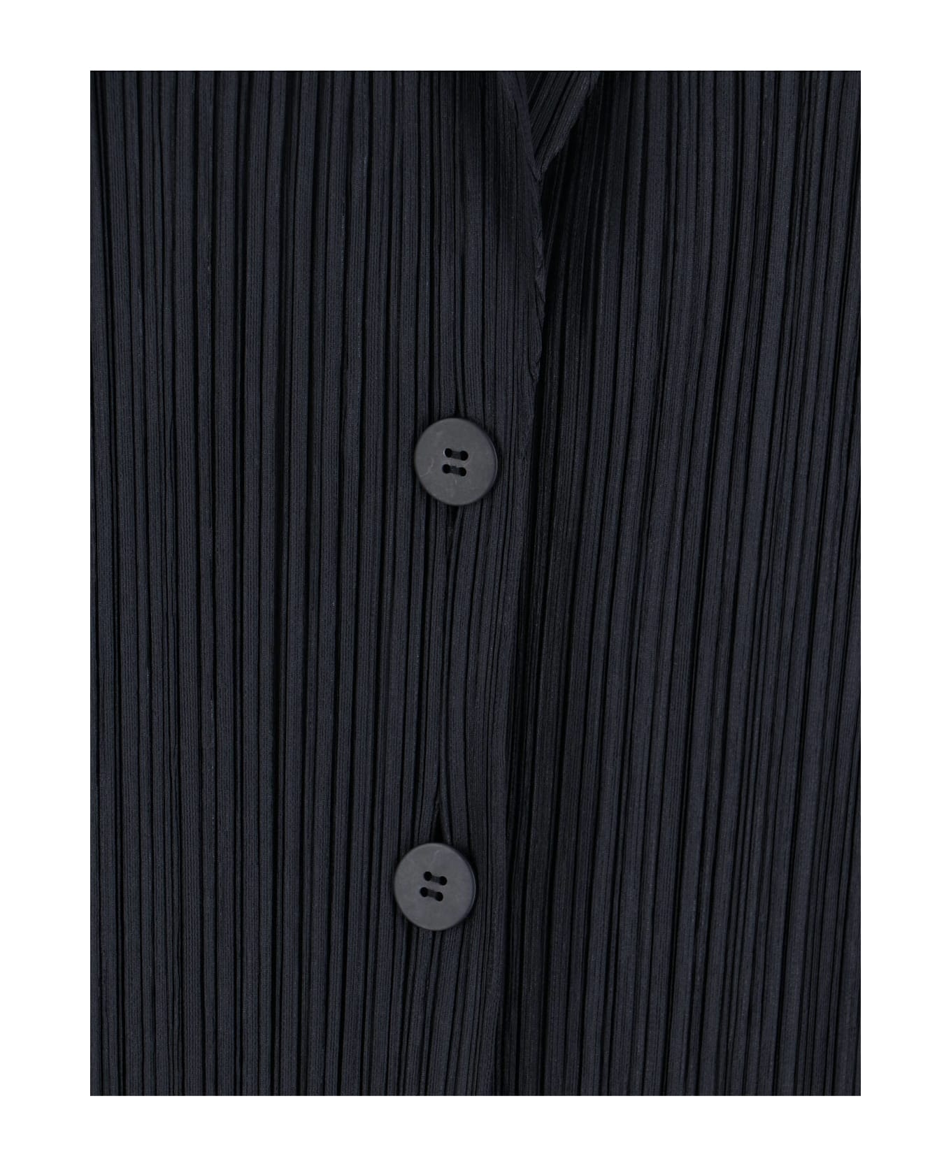 Pleats Please Issey Miyake 'plissè' Single-breasted Blazer - BLACK ブレザー