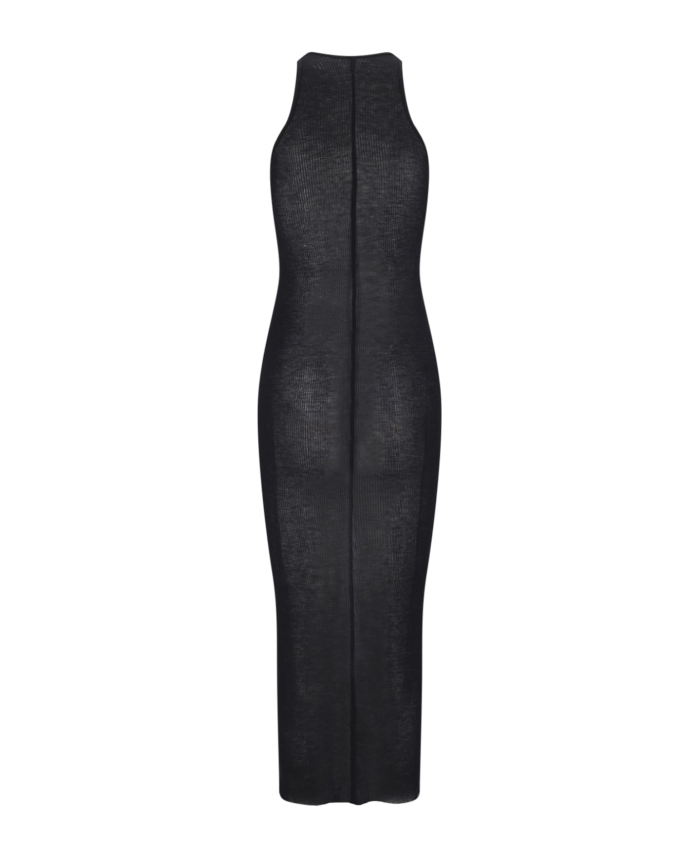 Rick Owens Rib Tank Dress - Black ワンピース＆ドレス