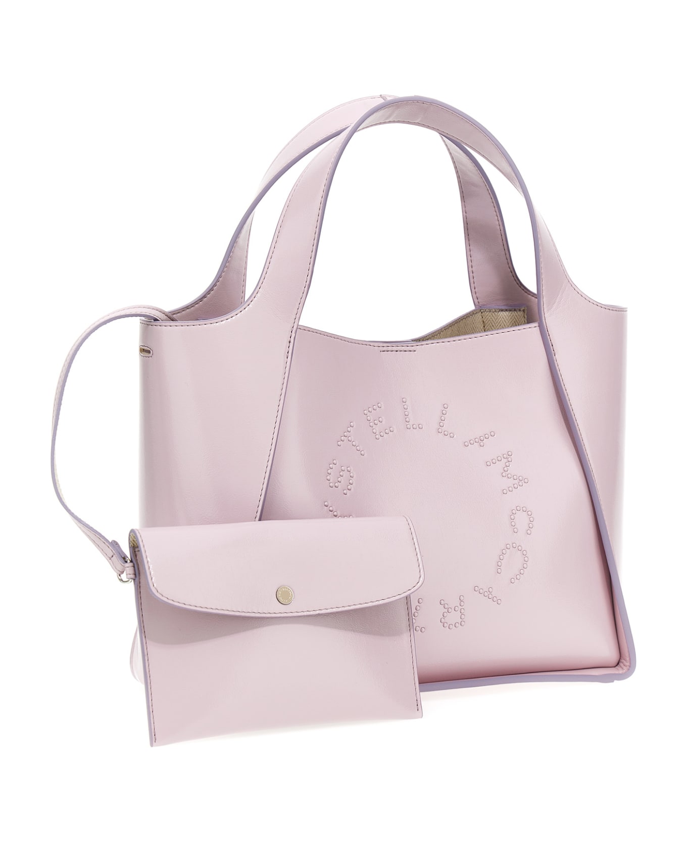 Stella McCartney Stella Logo  Crossbody Bag - Purple
