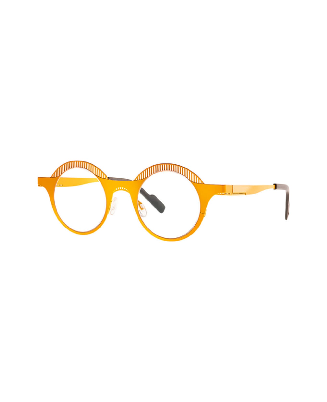 Theo Eyewear Pen 516 Italian Giallo Modena Glasses - Giallo