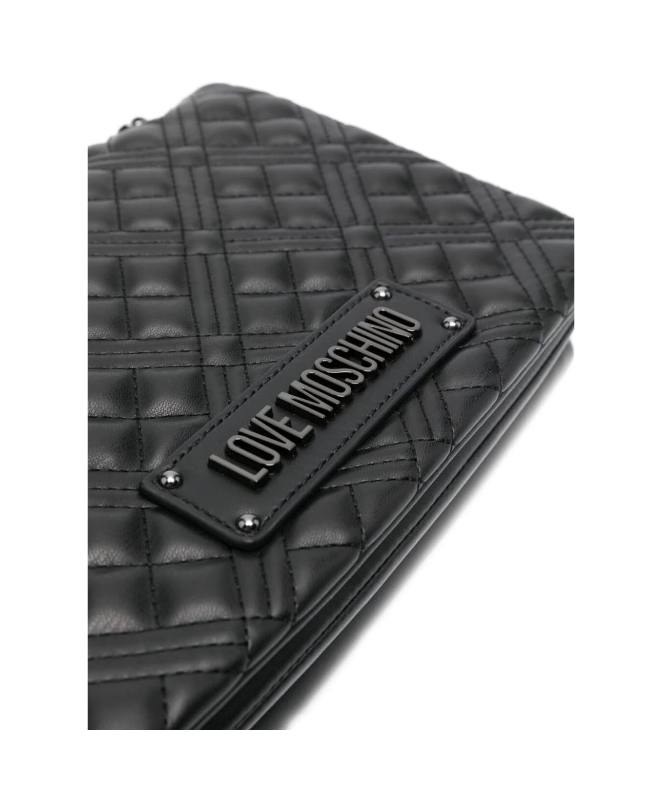 Love Moschino Quilted Shoulder Bag - A Black