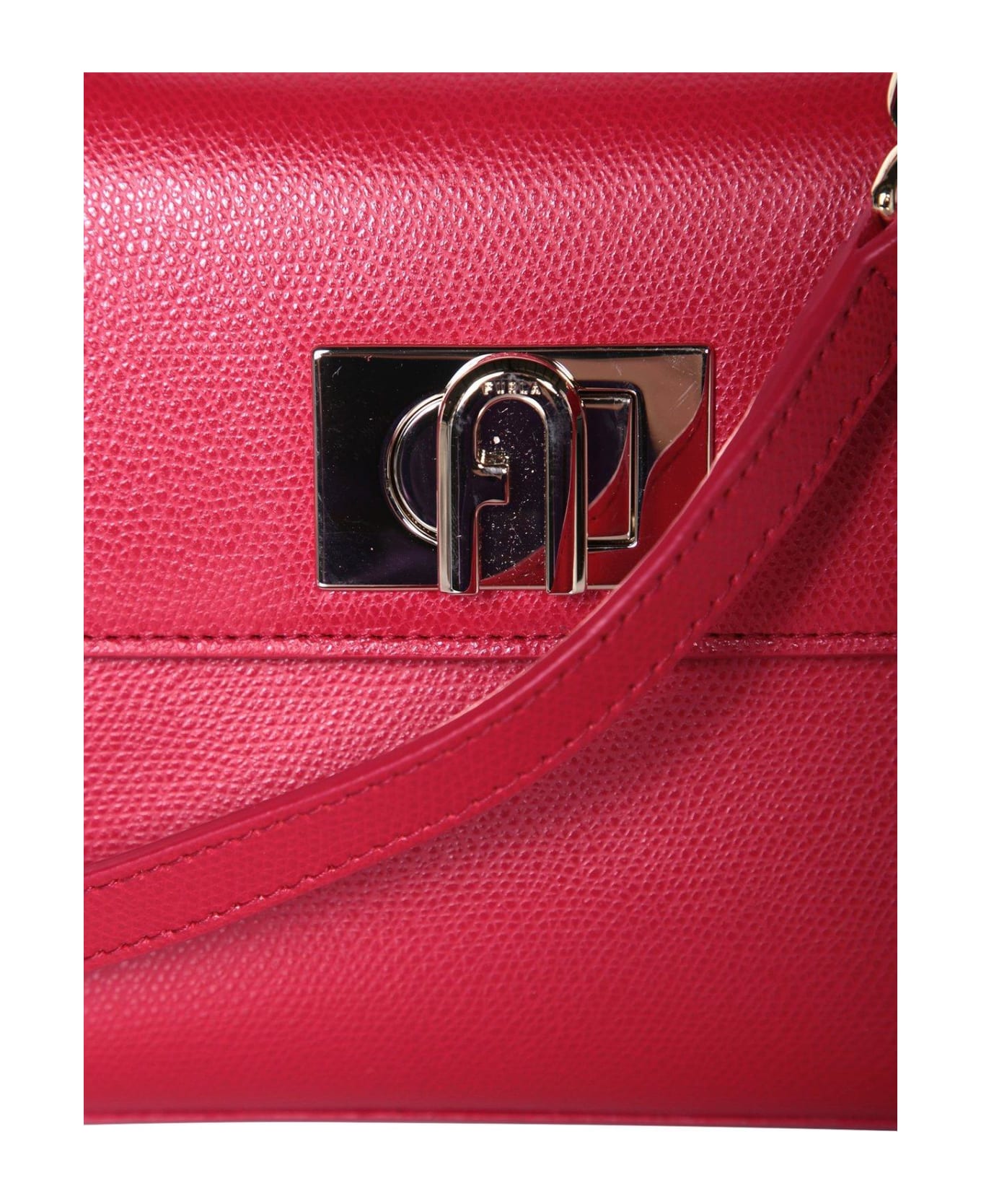 Furla 1927 Twist-lock Mini Tote Bag - S Rosso Veneziano