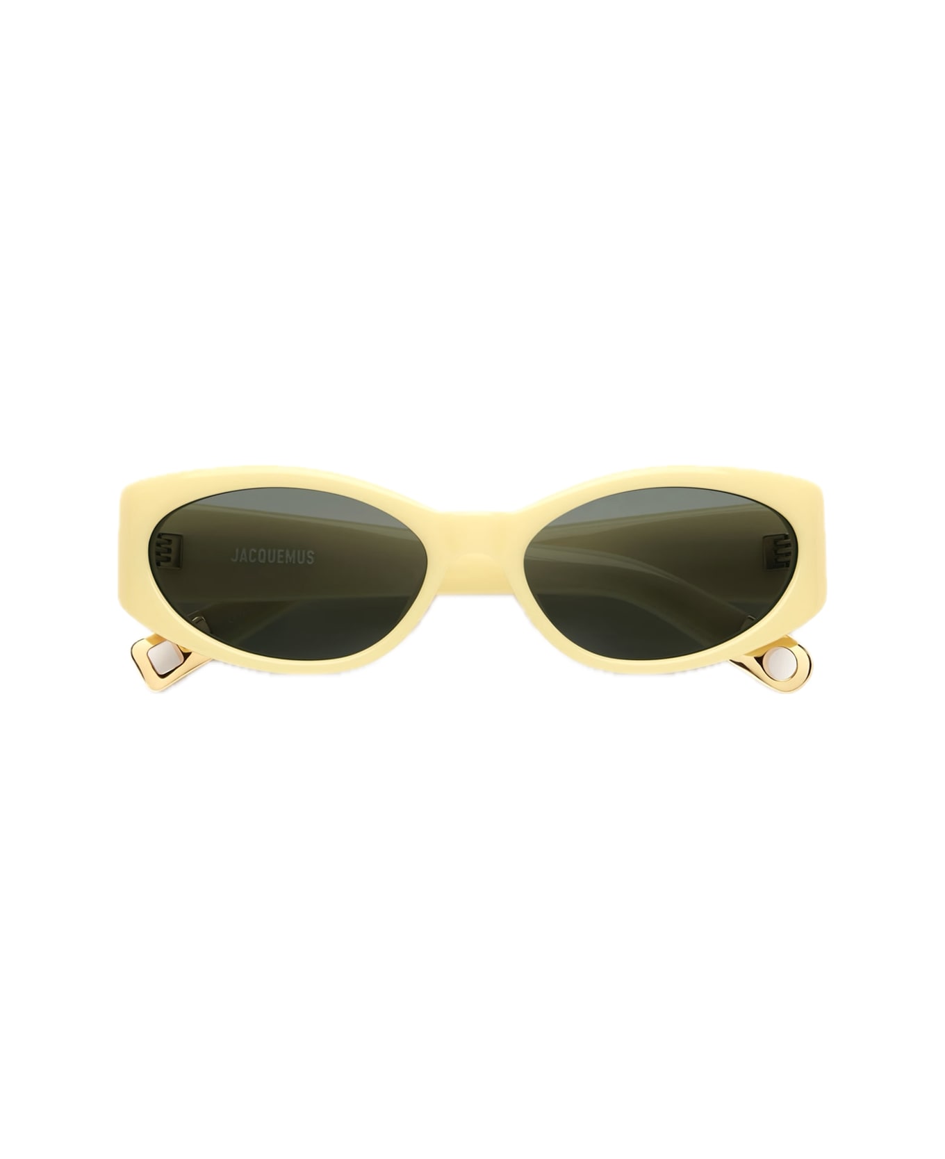 Jacquemus Les Lunettes Ovalo Jac4 Linea Les Sculptures C4 Yellow Sunglasses - Giallo