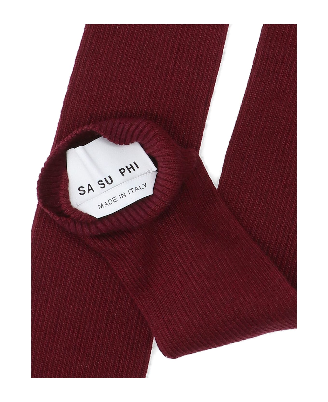 Sa Su Phi Cashmere And Wool Gloves - Red