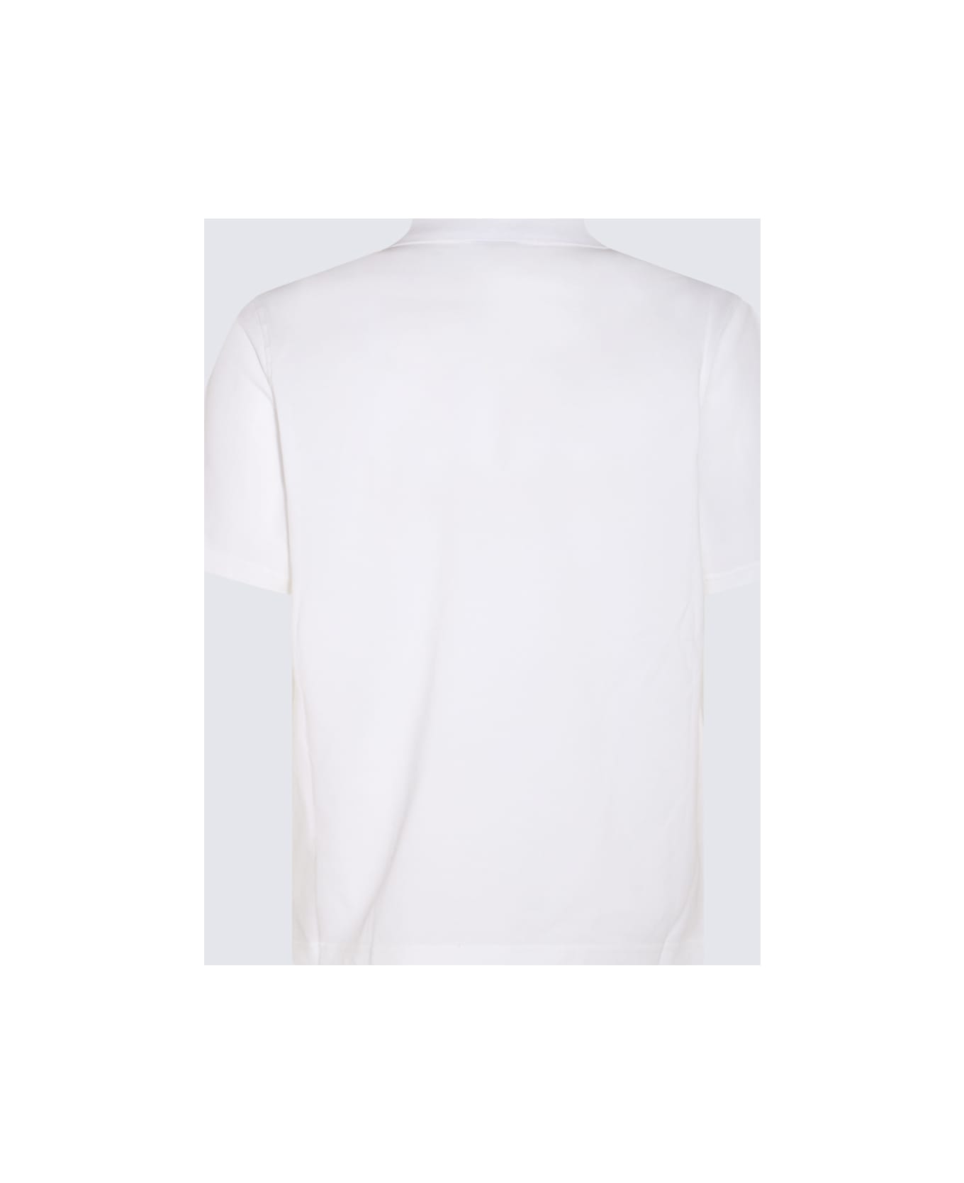 Lanvin White Cotton Polo Shirt - White