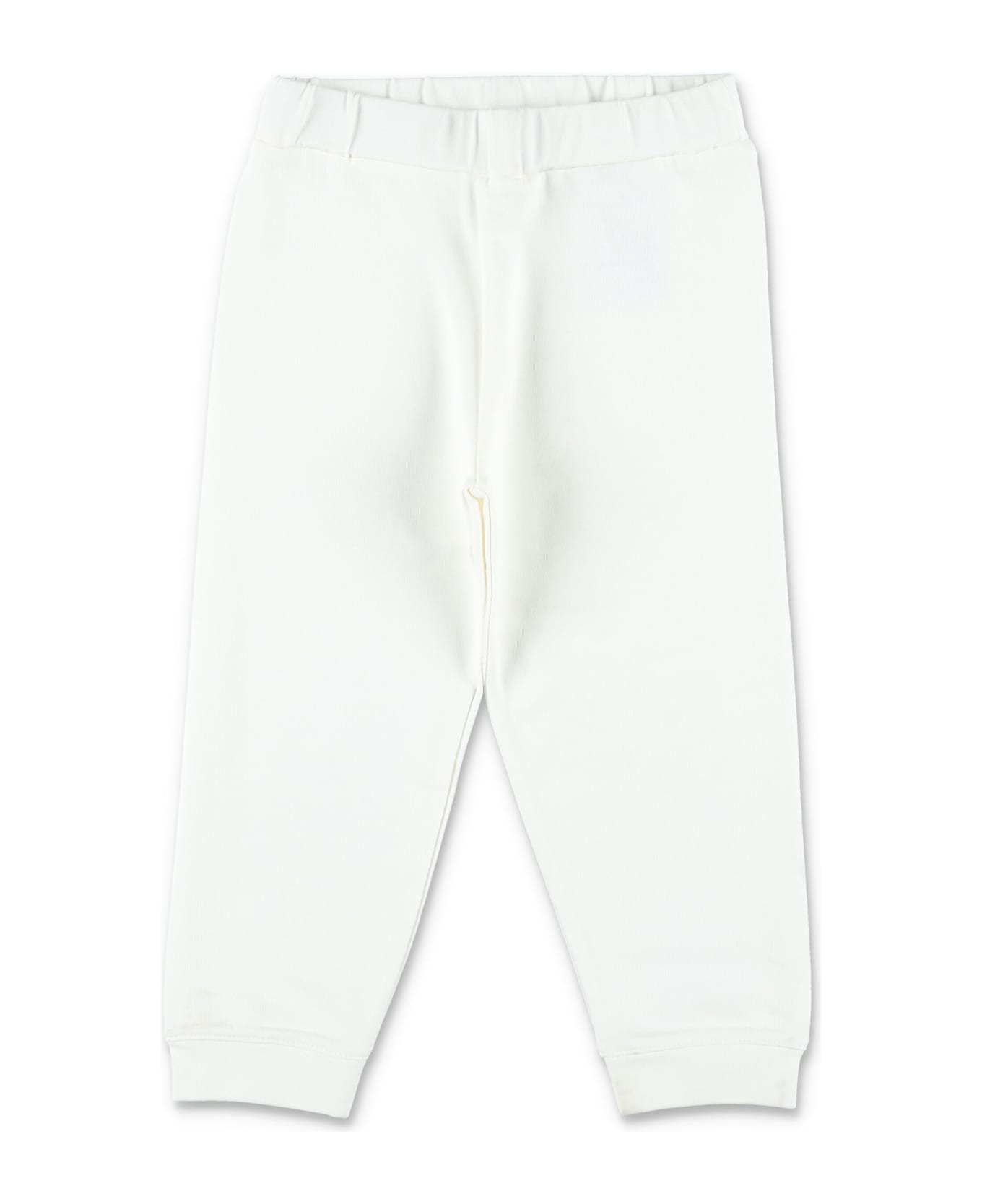 Moncler Set Zipped Hoodie And Pants - WHITE