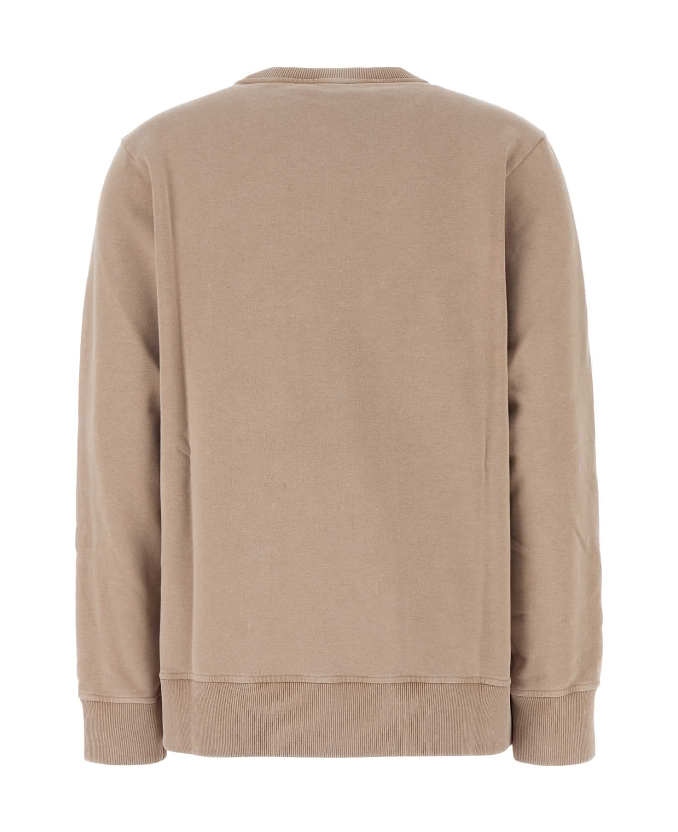 Fendi Cappuccino Cotton Oversize Sweatshirt - SABBIA