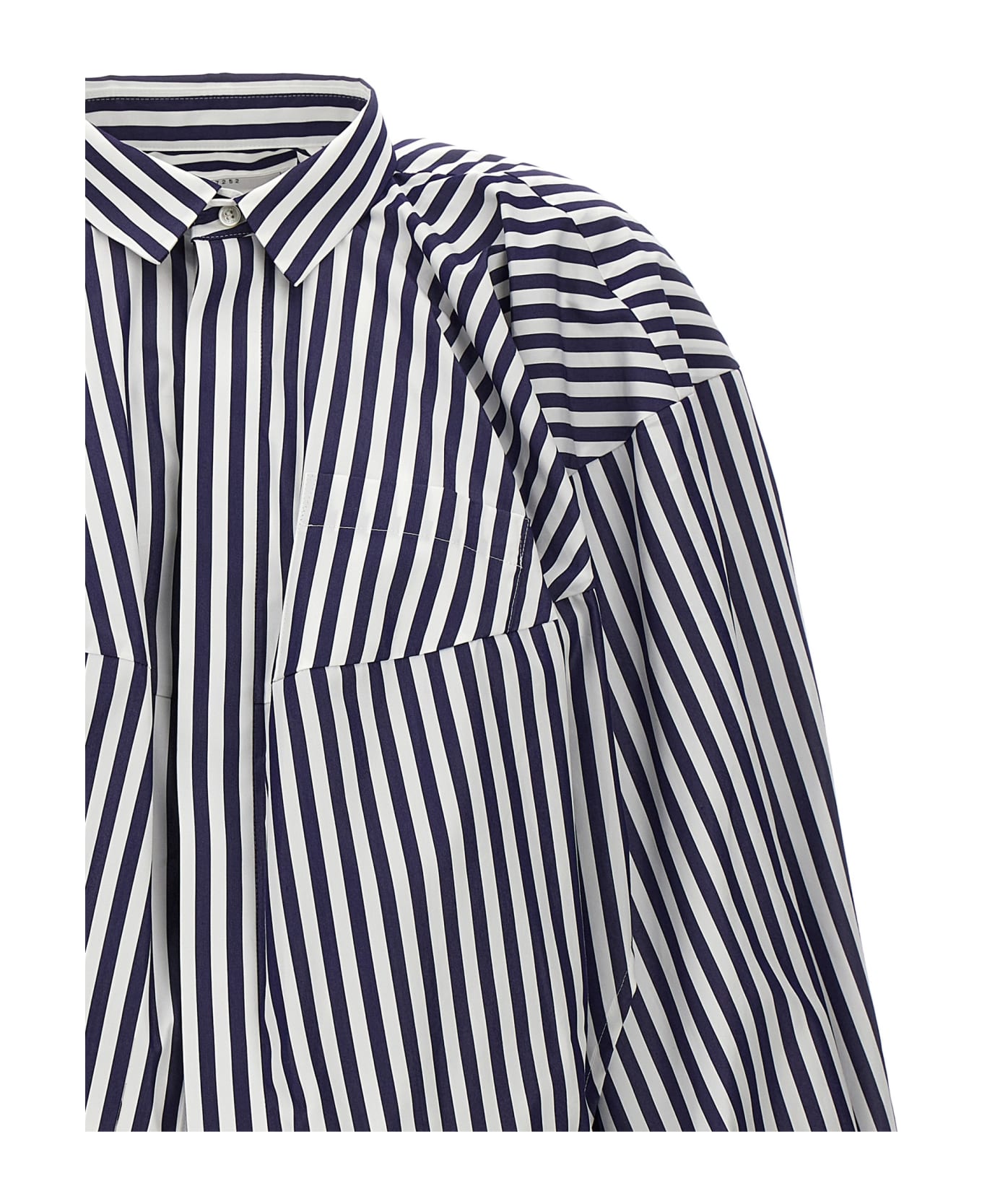 Sacai Striped Shirt - Blue ブラウス
