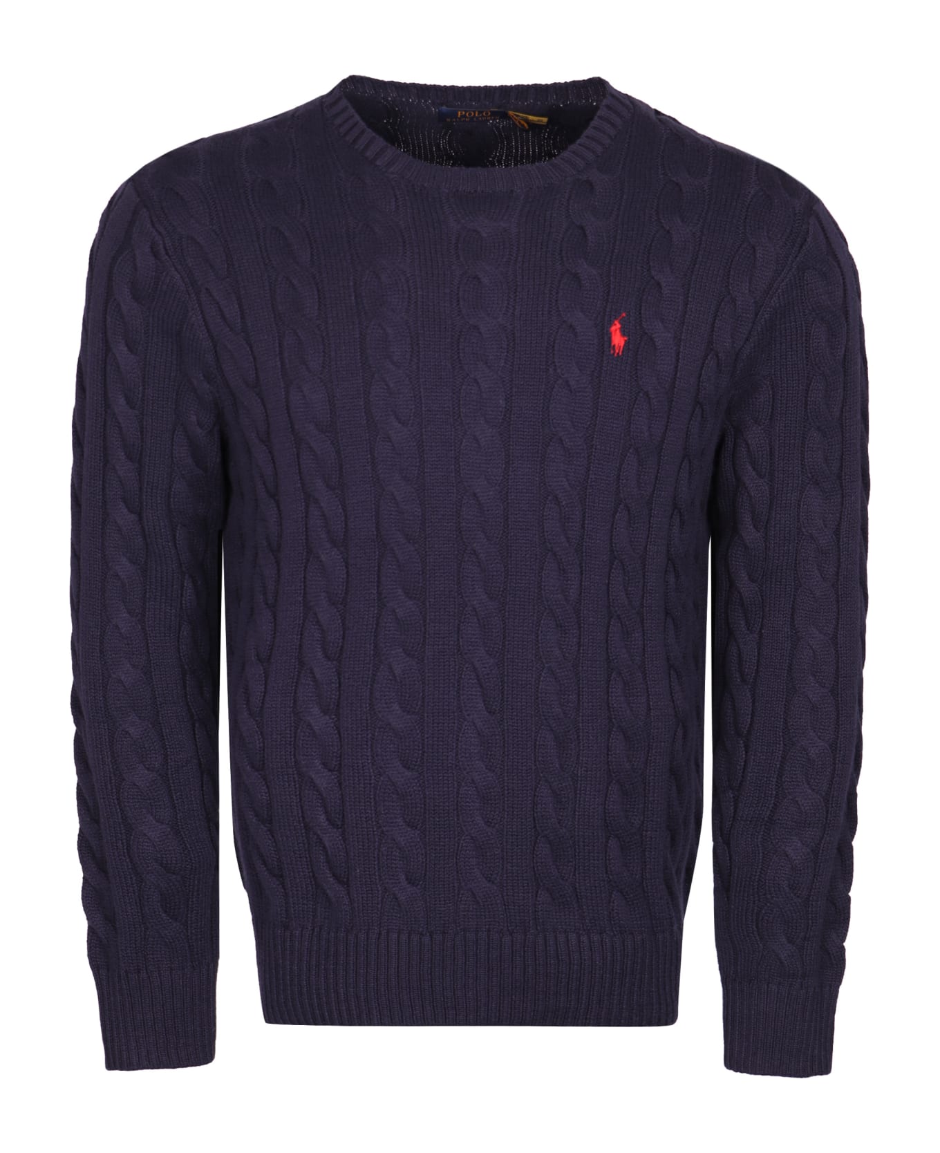 Polo Ralph Lauren Cable Knit Pullover - Hunter Navy