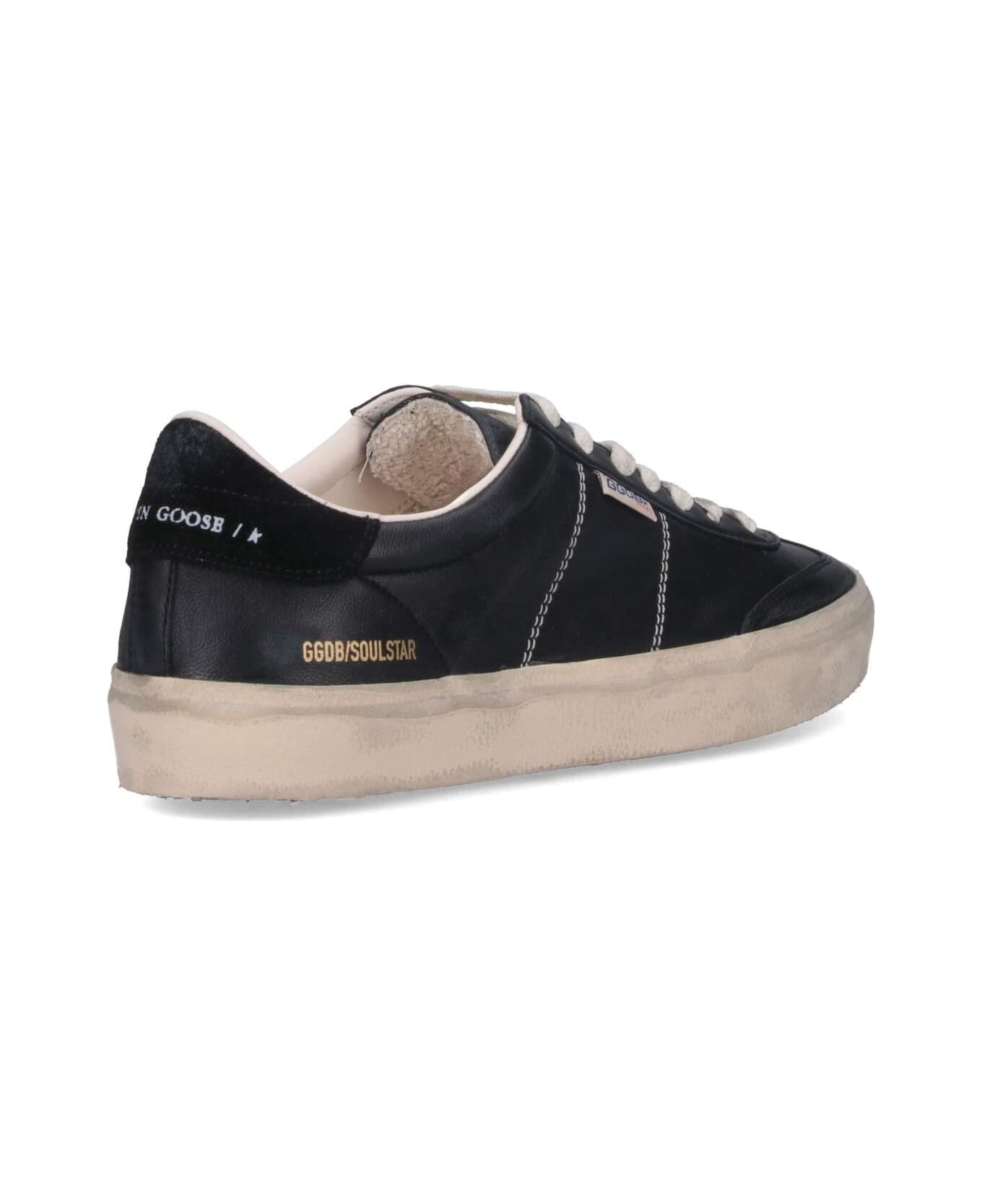 Golden Goose 'soul Star' Sneakers - Black