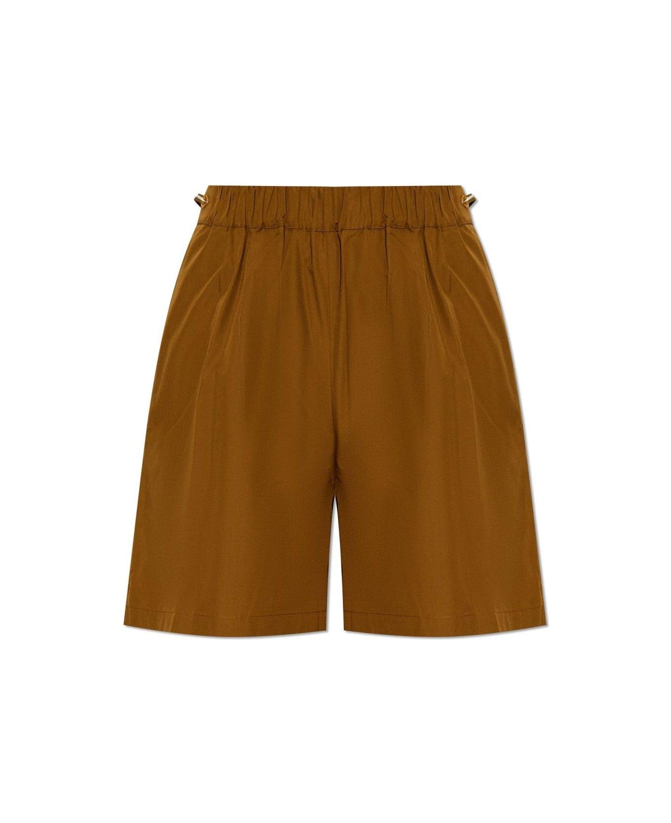 Max Mara Haway High-waist Shorts - Olive green