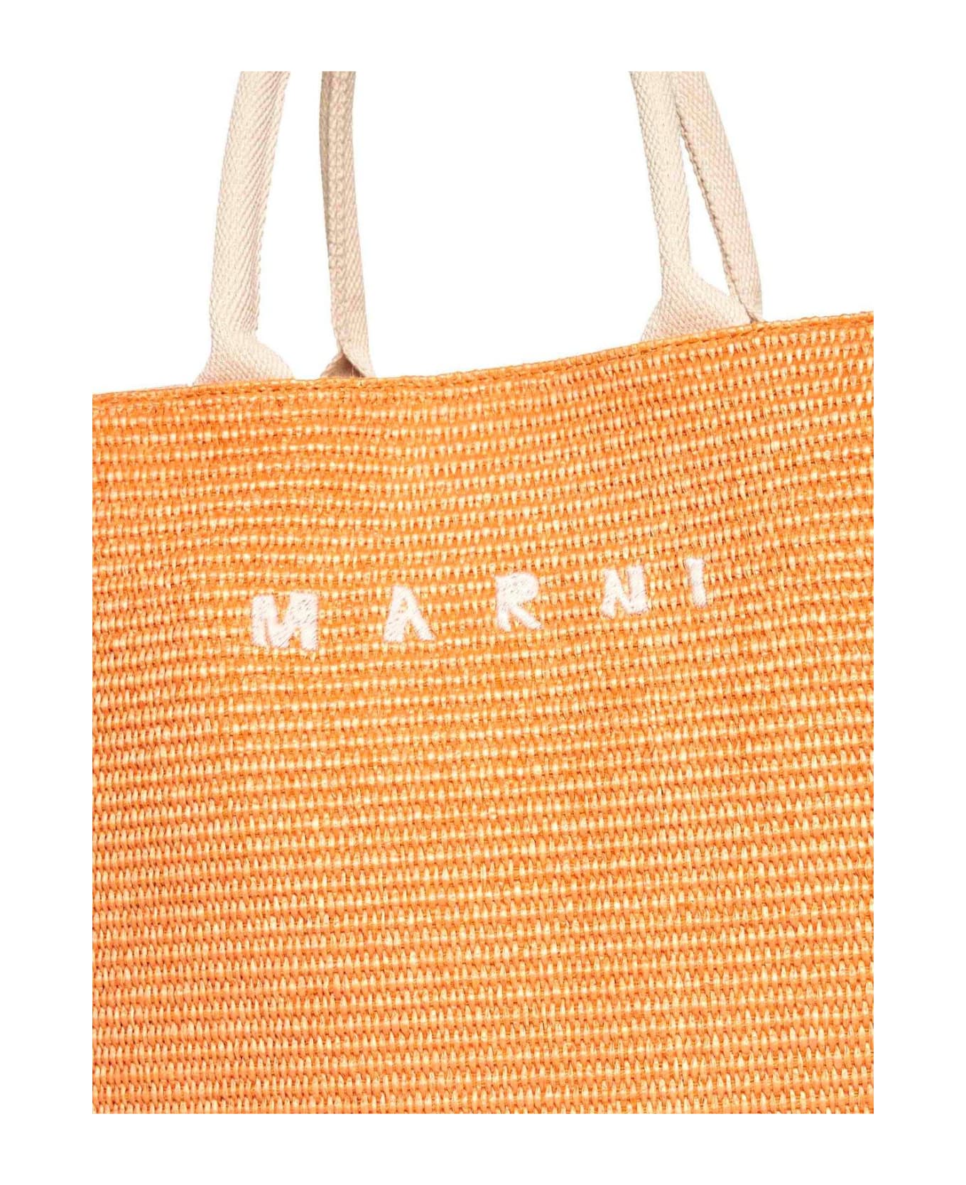 Marni Logo Embroidered Top Handle Bag トートバッグ